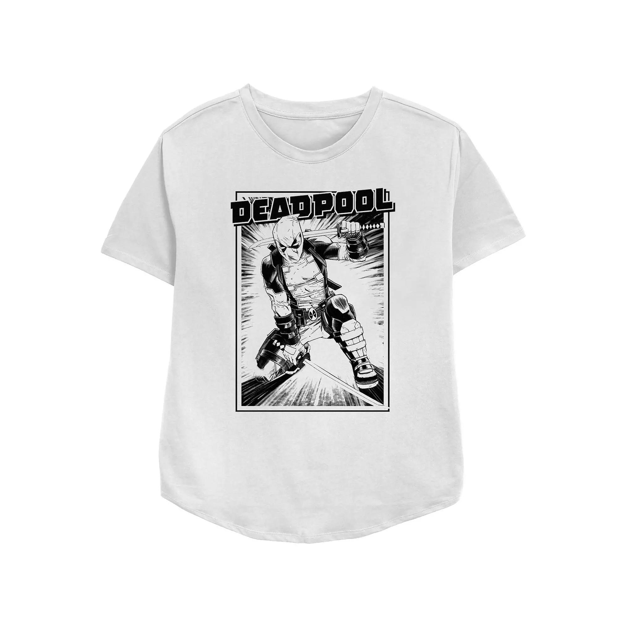 Women's Marvel Deadpool Samurai Stance Graphic Tee,  Product Image