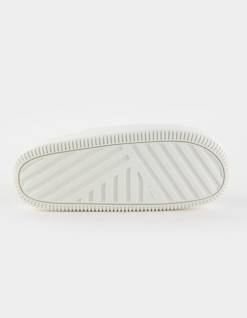 NIKE Calm Womens Slide Sandals - WHITE Product Image