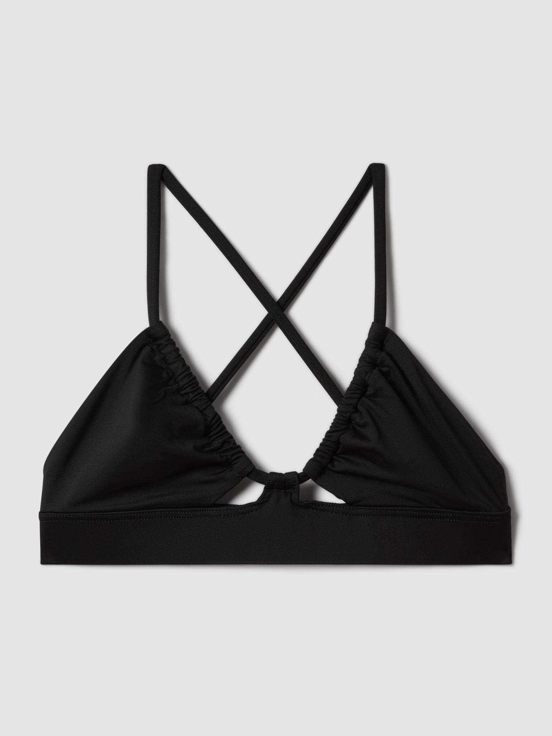 Bondi Born Scoop Neck Bikini Top in Black Product Image