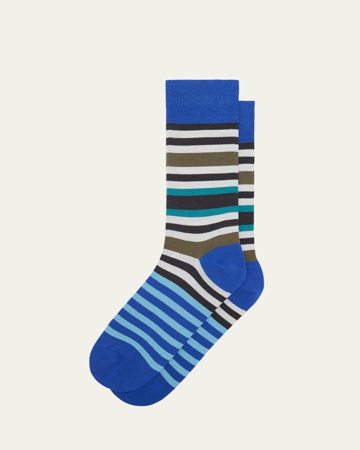 Men's George Stripe Crew Socks Product Image