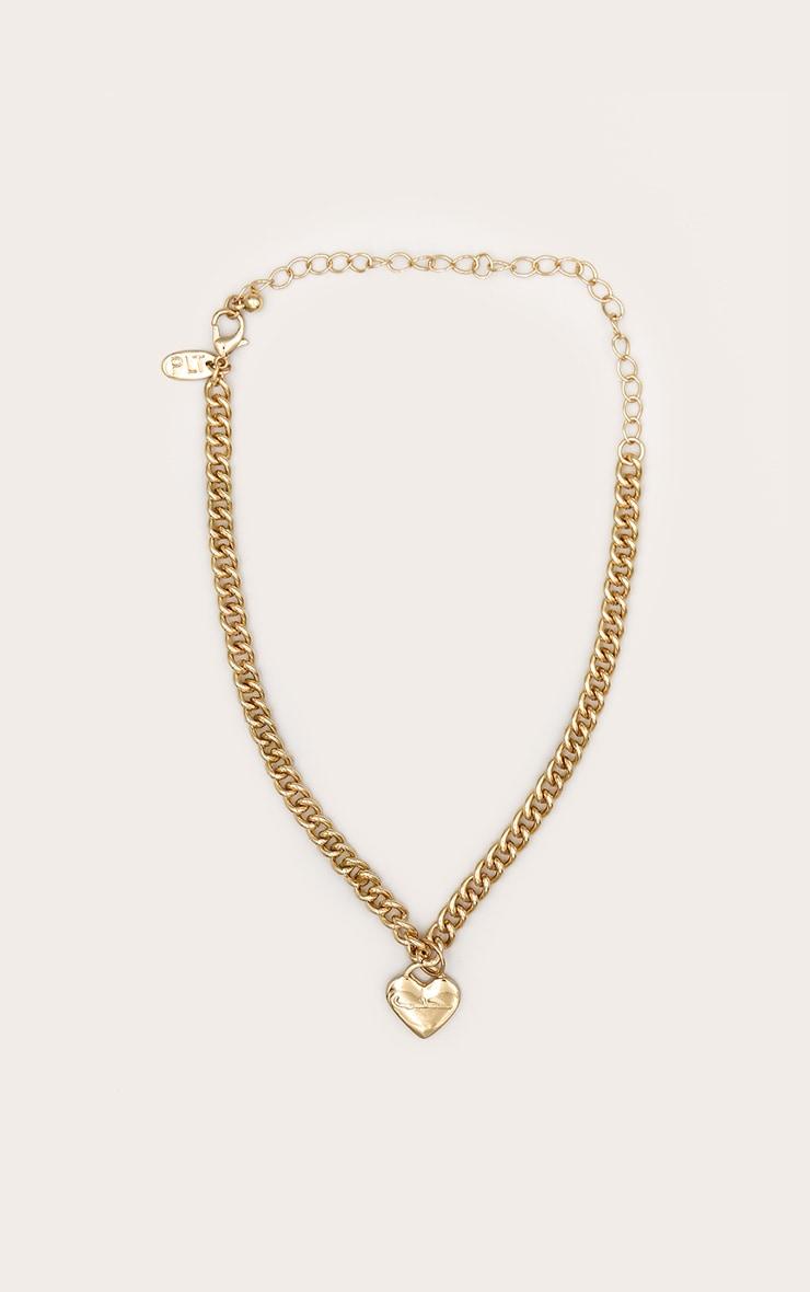 Gold Script Love Heart Anklet Product Image