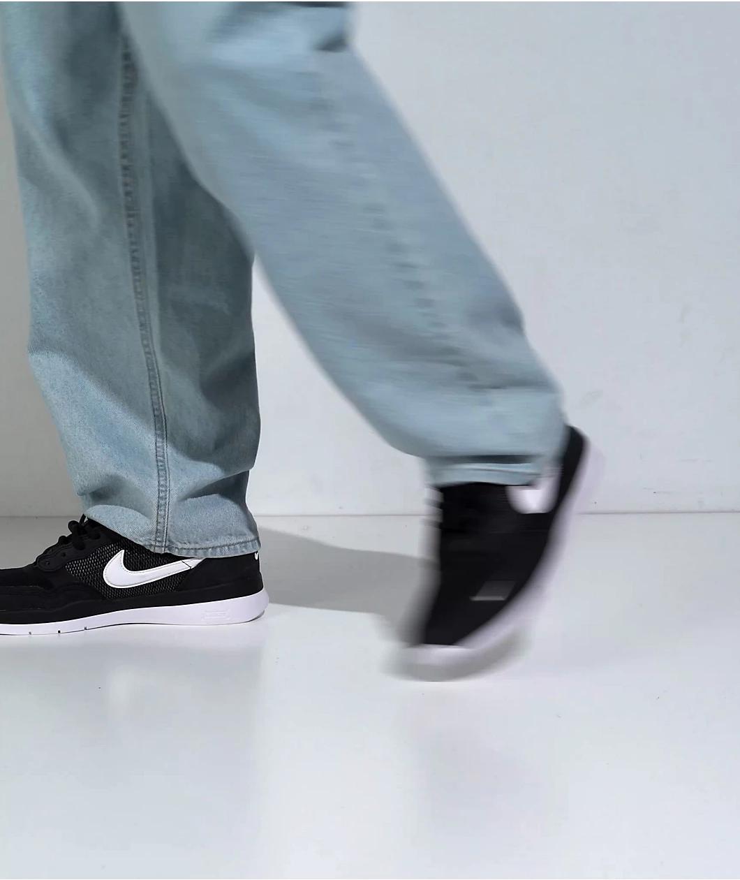 Nike SB PS8 Black & White Skate Shoes Product Image