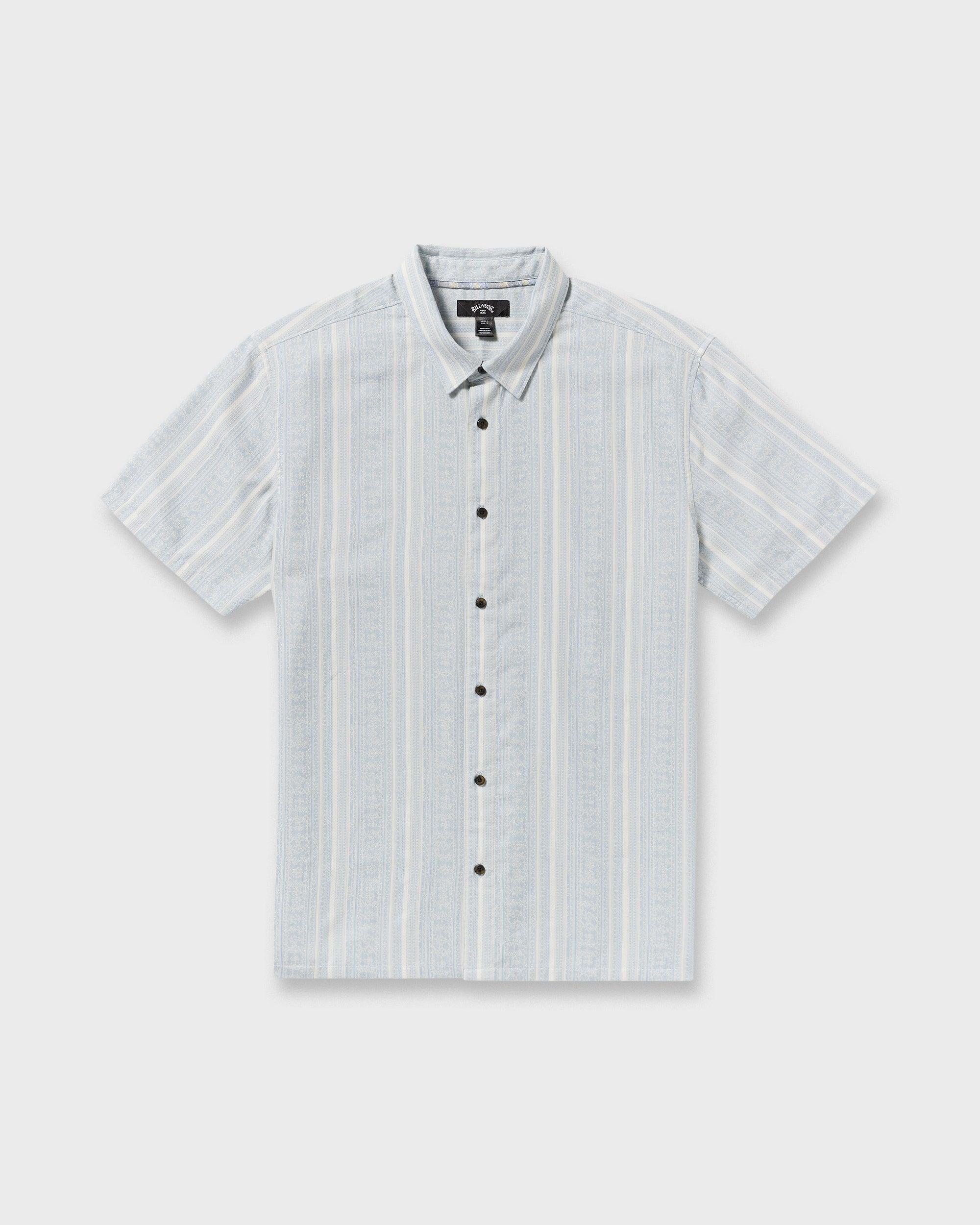 Sunshines Garage Short Sleeve Shirt - Stone Blue Male Product Image