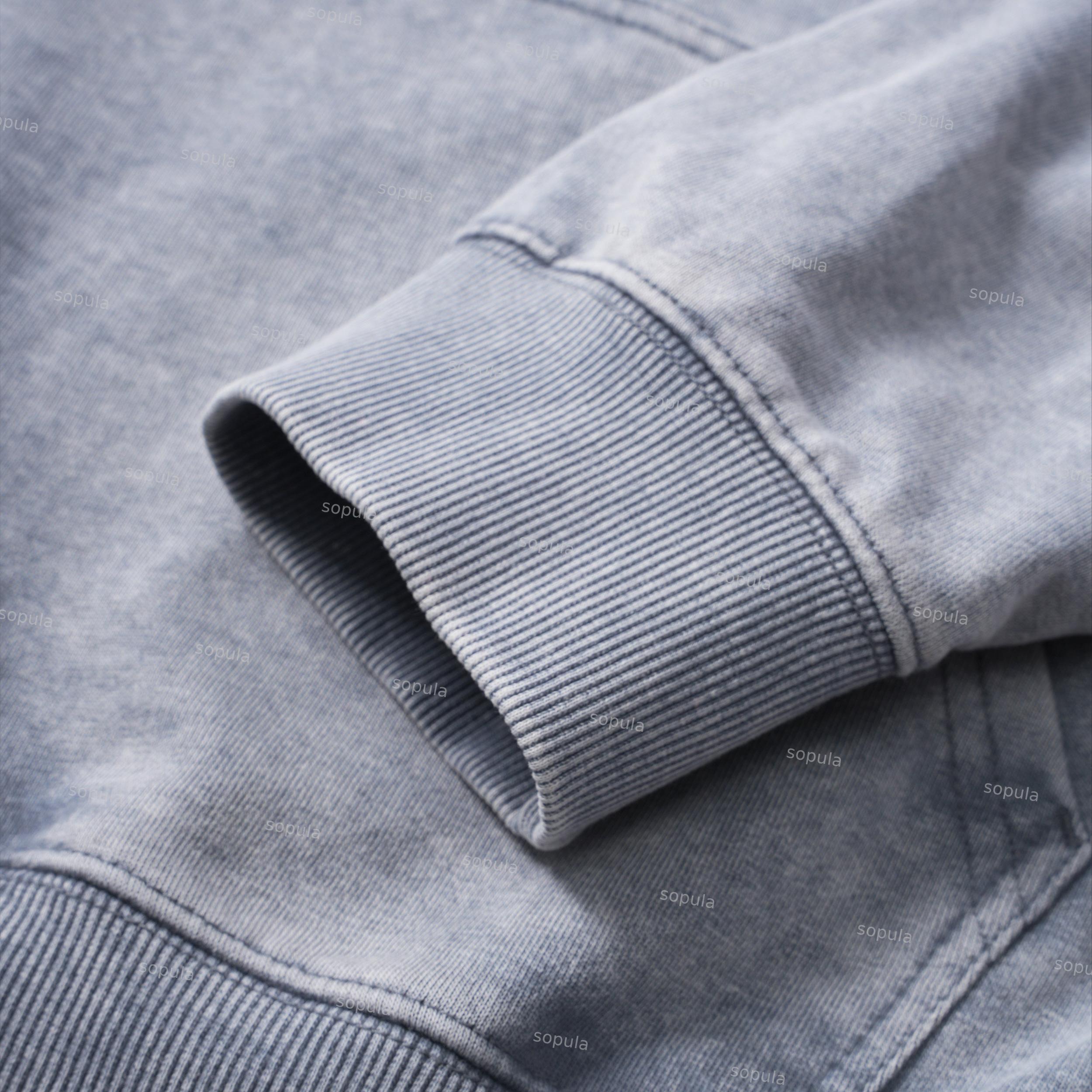 Sopula All You Need Is God Graphic Acid Washed Oversized Hoodie Product Image