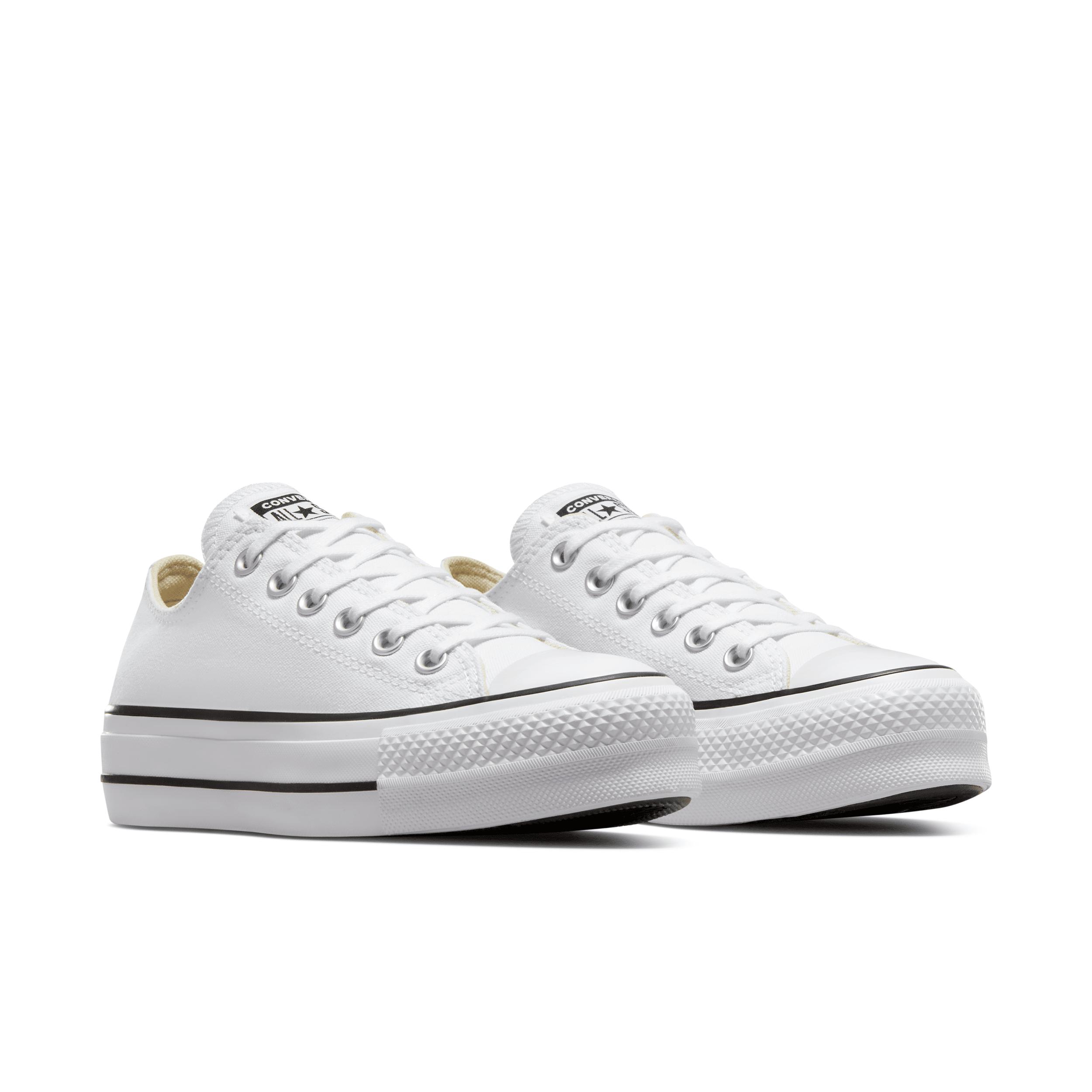Converse Womens Converse All Star Platform Low Top - Womens Shoes Black/White Product Image
