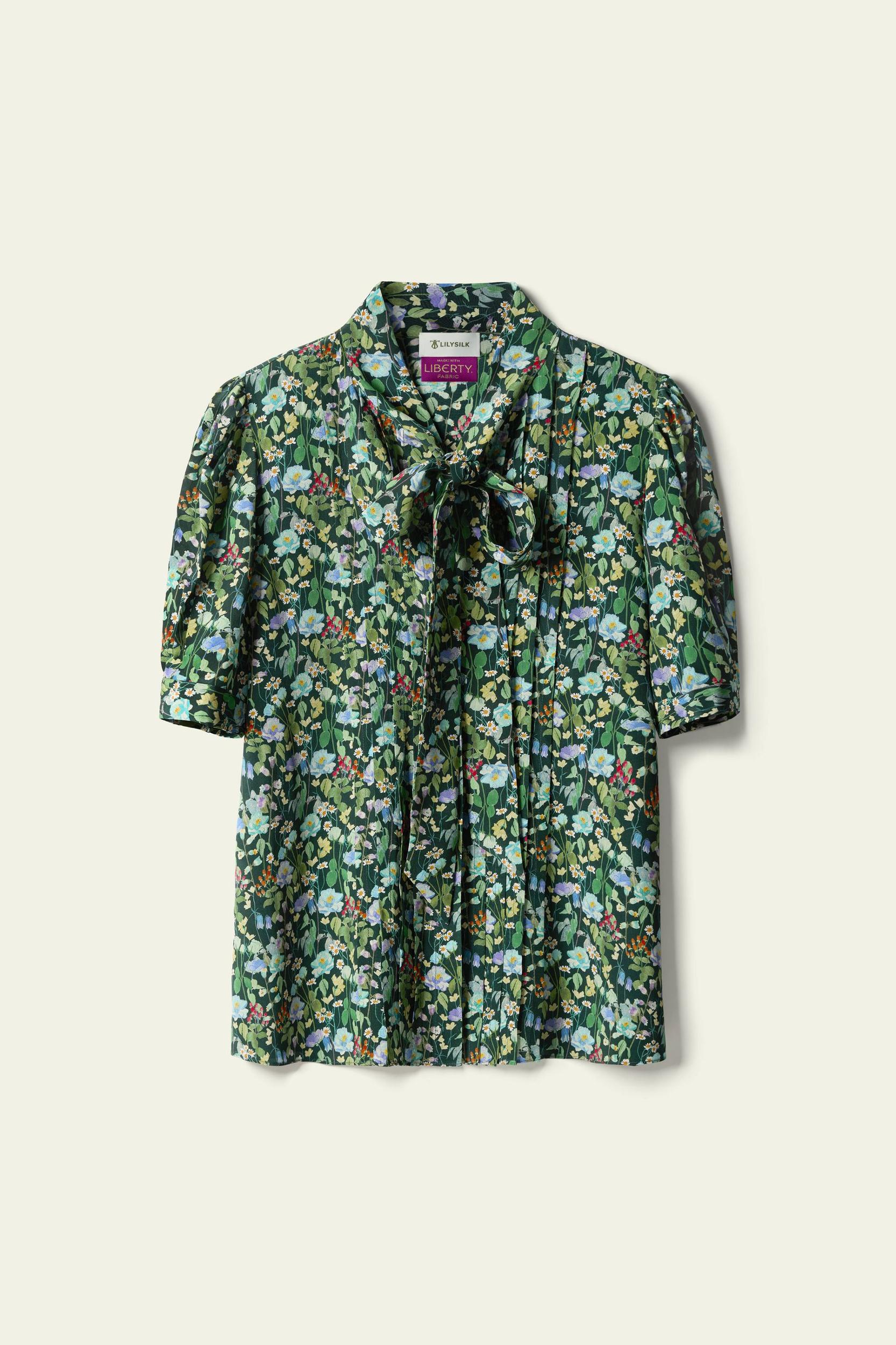 Puff-Sleeve Blouse - Made With Liberty Fabric Product Image