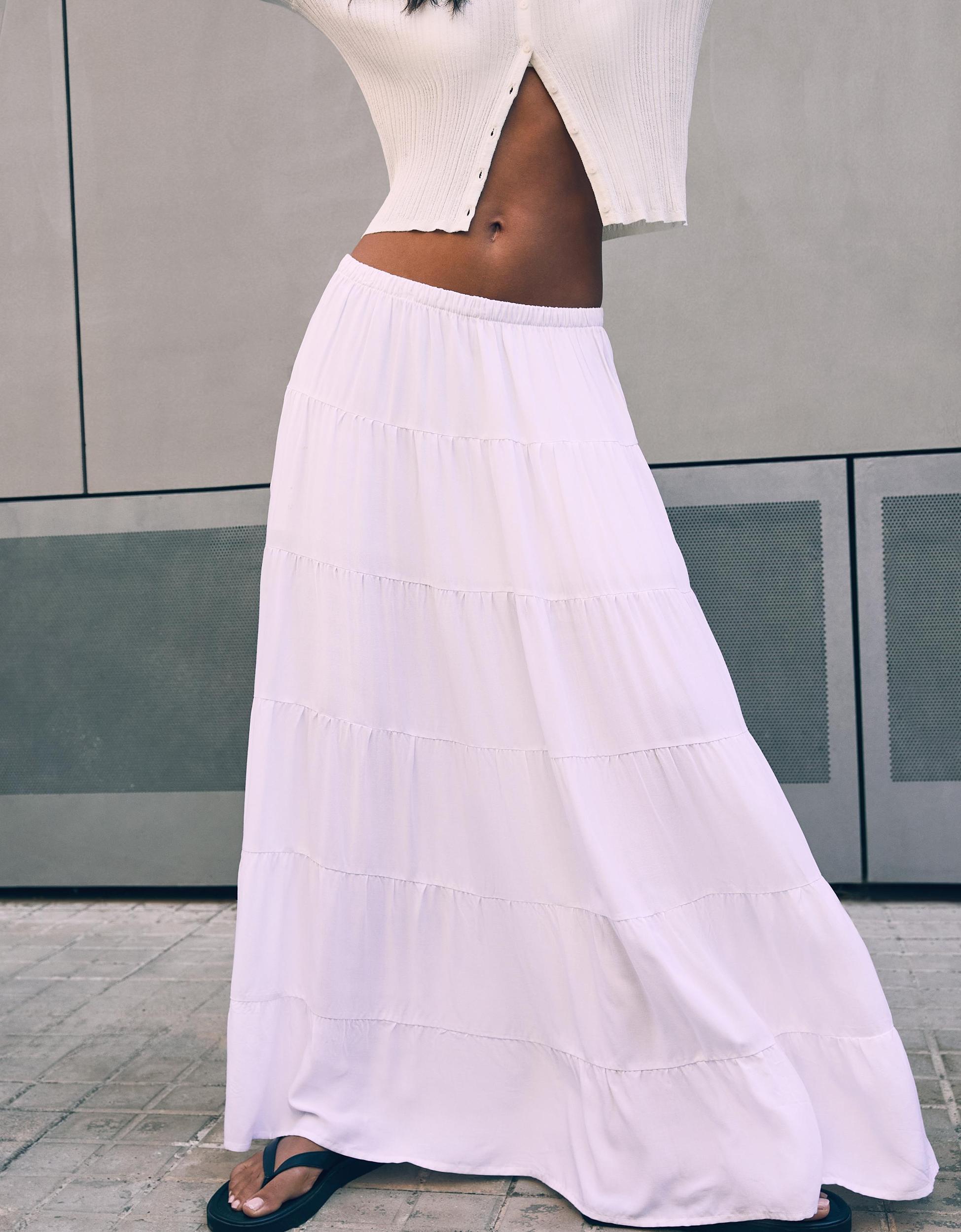 Rustic midi skirt Product Image