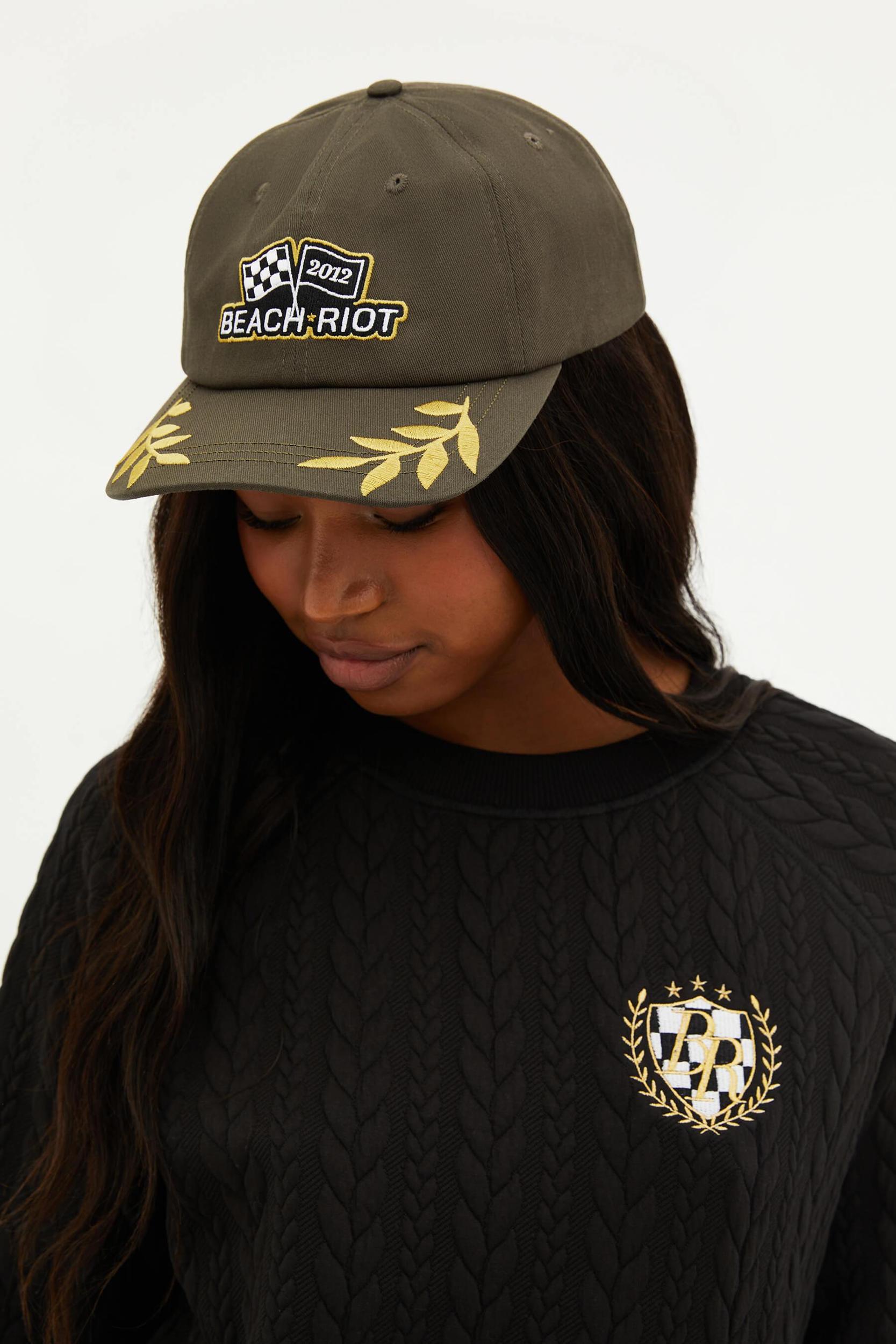 Beach Riot Dad Hat Olive Product Image