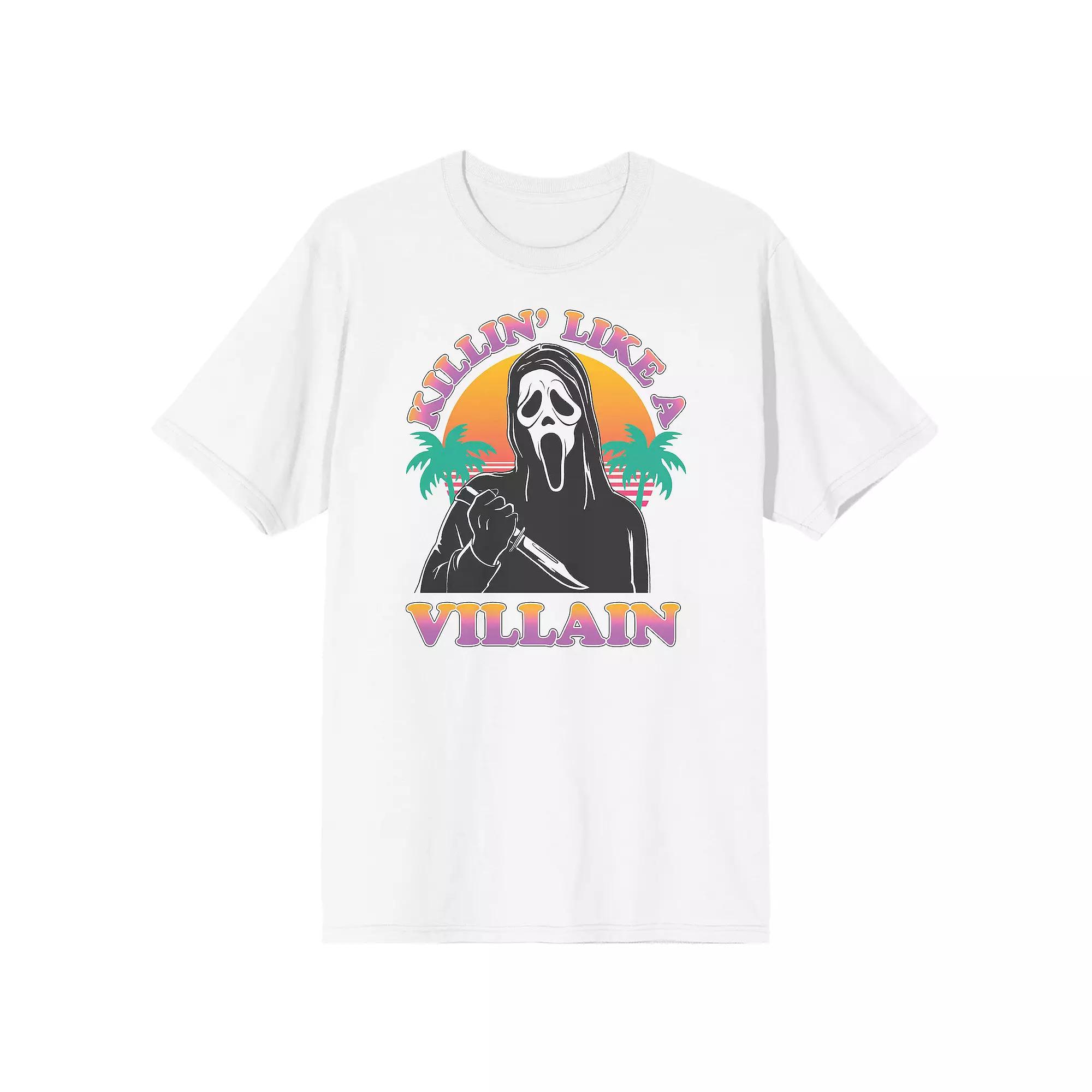 Men's Ghostface Chillin Like A Villain Tee,  Product Image