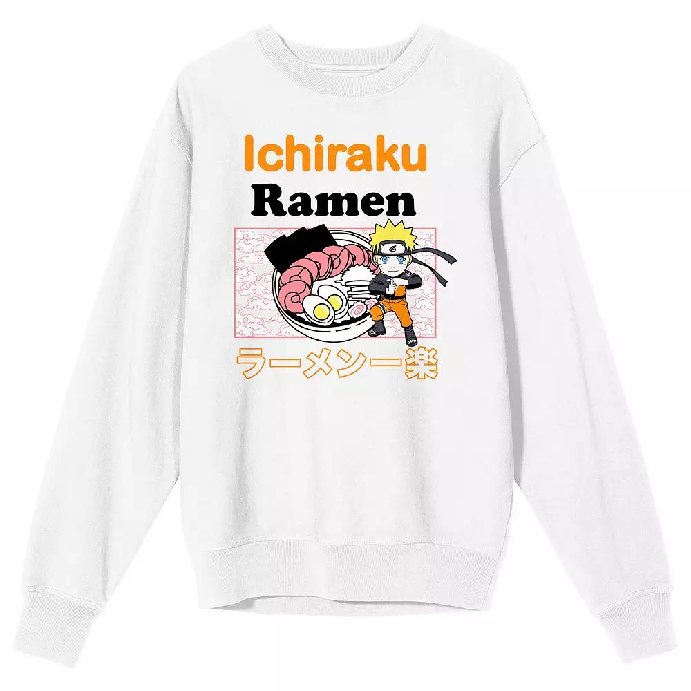 Men's Naruto Ramen Naruto Sweatshirt, Size: Small, White Product Image