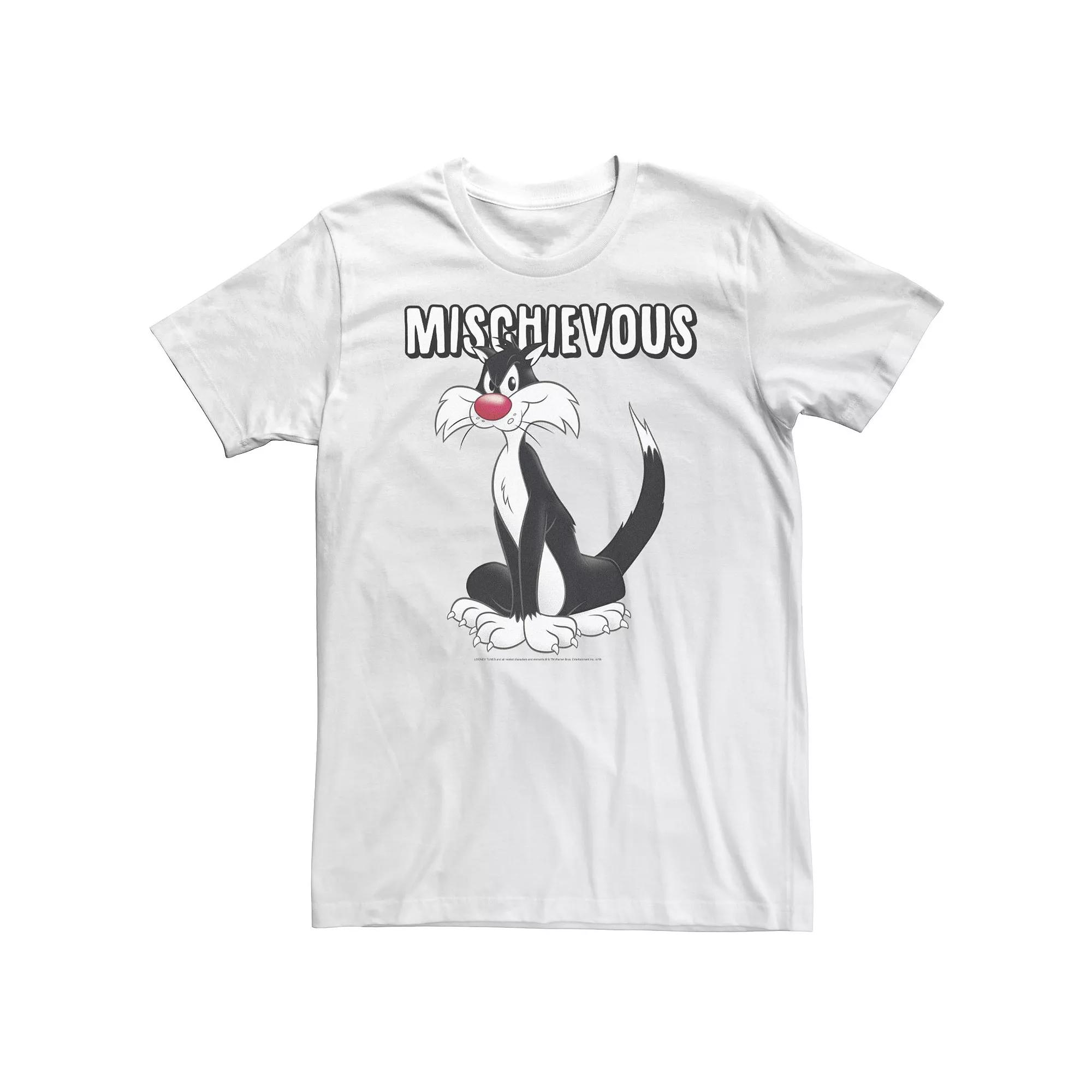 Big & Tall Looney Tunes Sylvester Mischievous Portrait Tee, Men's,  Product Image