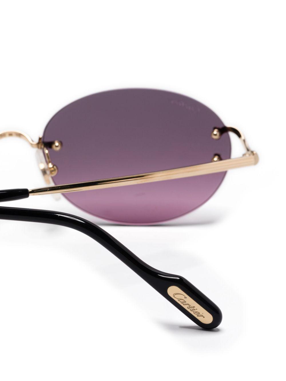 oval-frame sunglasses Product Image
