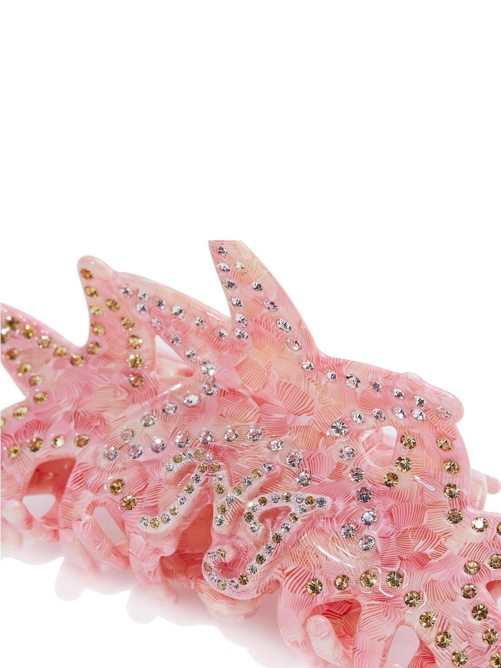 Paulina Crystal Star Claw Clip (Light Pink) (Final Sale) Product Image