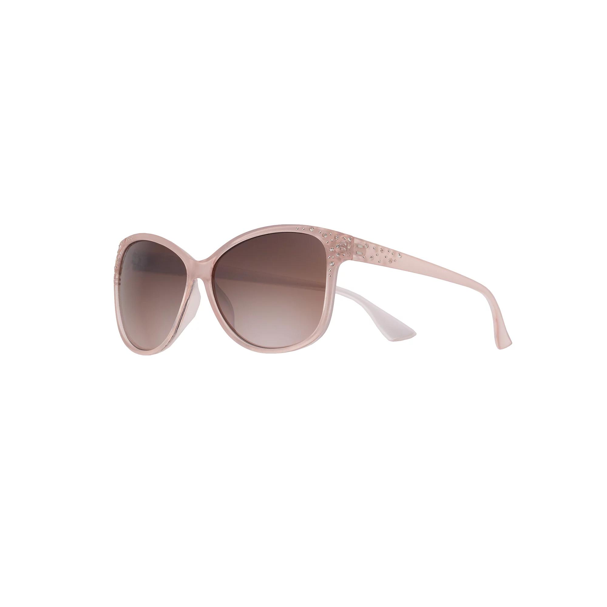Women's Nine West 58mm Plastic Cateye Sunglasses, Pink Product Image