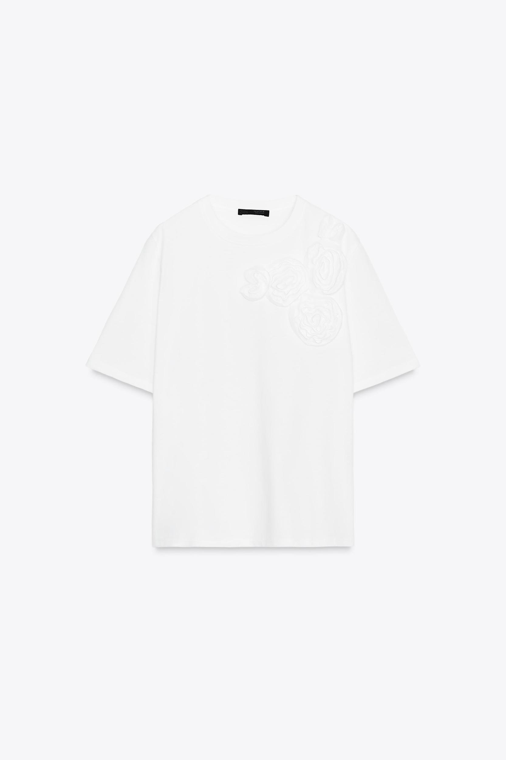 FLORAL VOLUME T-SHIRT Product Image