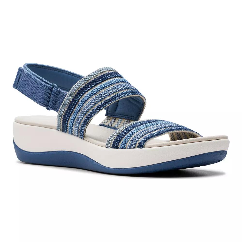 Clarks® Cloudsteppers Arla Stoll Women's Sandals, Size: 7, Blue Combi Product Image