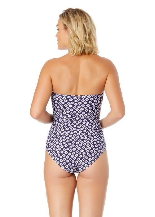 Anne Cole Women's Twist Front Shirred One Piece Swimsuit Product Image