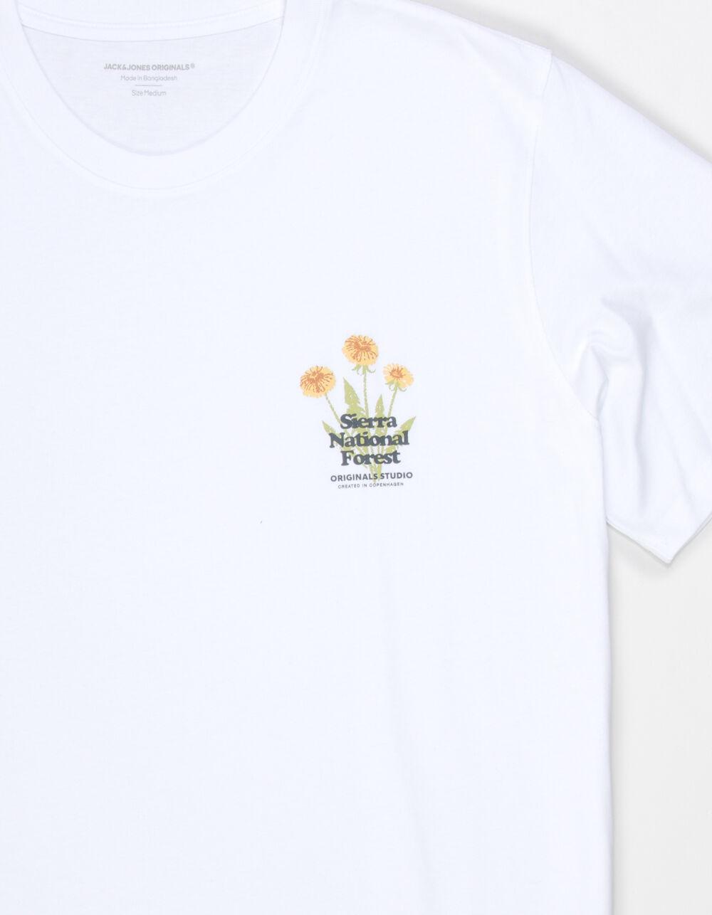 JACK & JONES Vermont Chest Mens Tee - WHITE Product Image