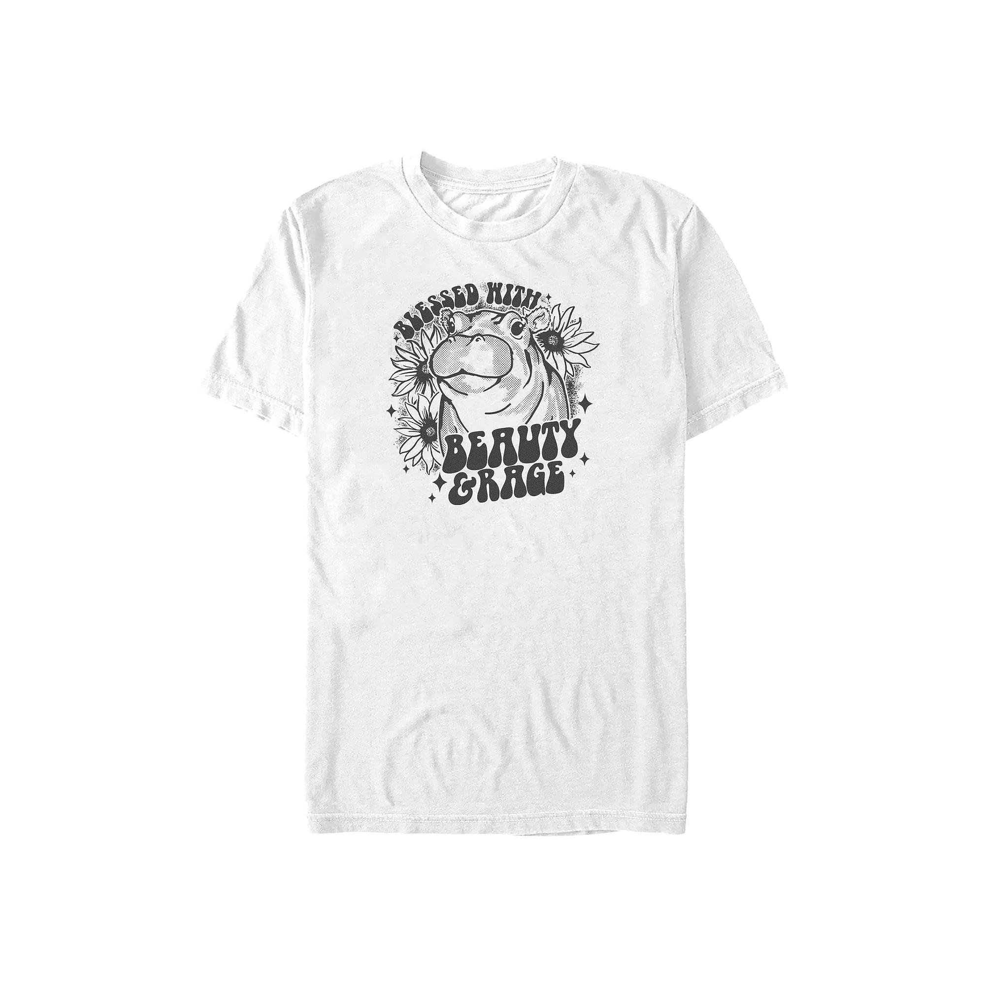 Big & Tall Blessed With Beauty And Rage Graphic Tee, Men's,  Product Image