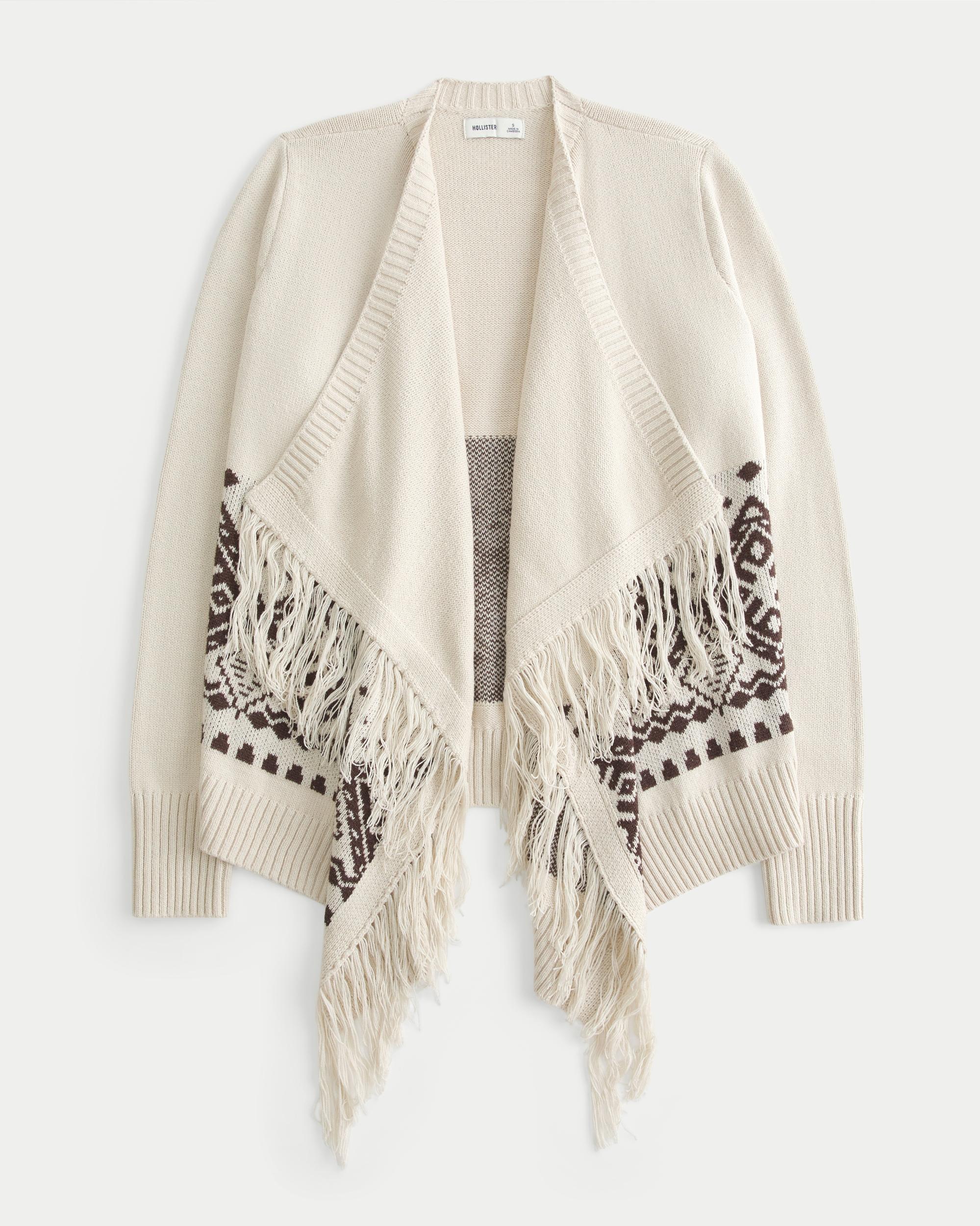 Easy Fringe No-Close Cardigan Product Image