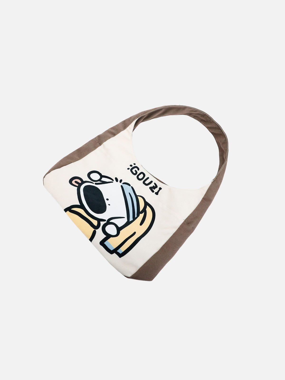 Creative Puppy Pattern Canvas Bag Product Image