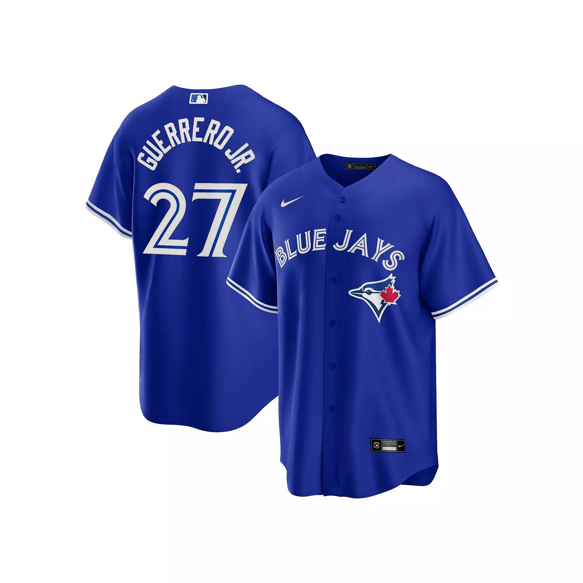 Men's Nike Vladimir Guerrero Jr. Royal Toronto Blue Jays Big & Tall Alternate Replica Player Jersey, Size: 3XLT, Jay Blue Product Image