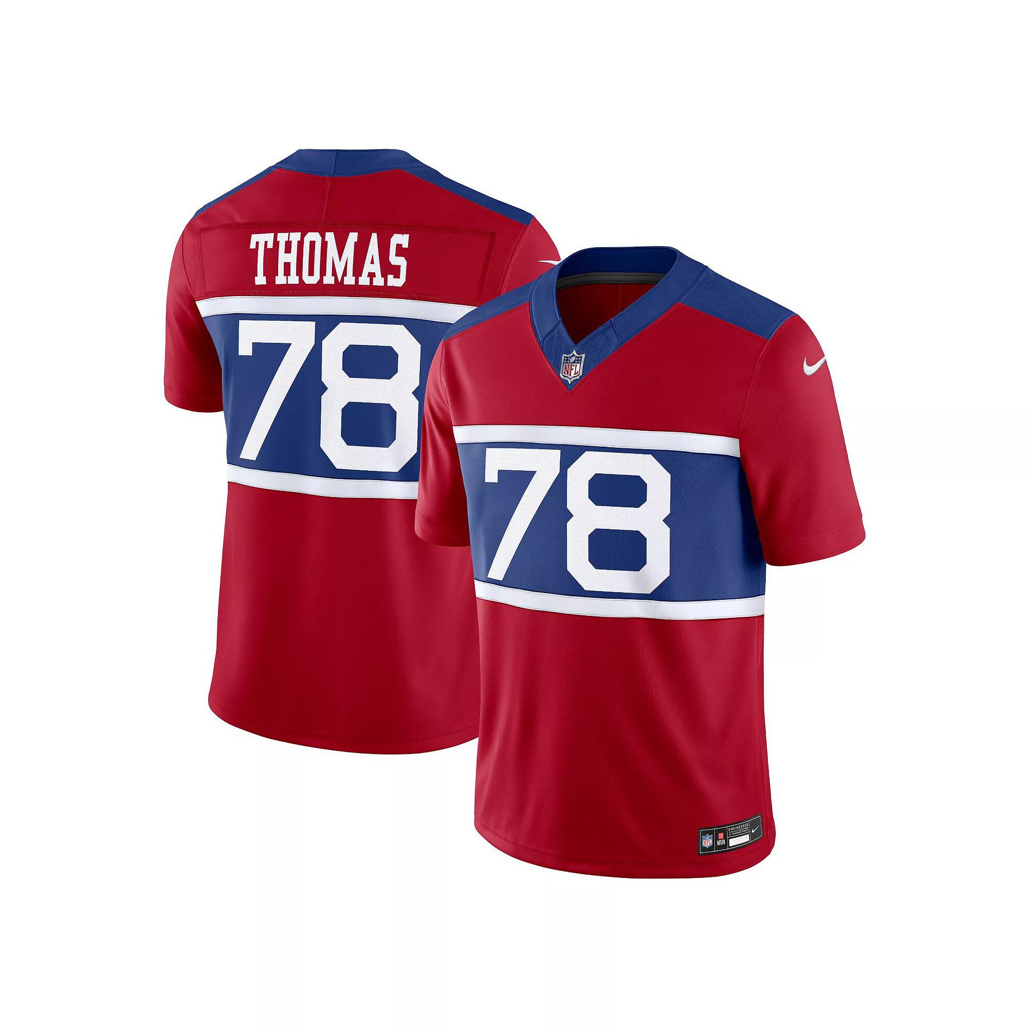 Men's Nike Andrew Thomas Century Red New York Giants Alternate Vapor F.U.S.E. Limited Jersey,  Product Image