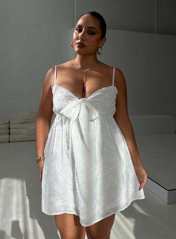 Granno Mini Dress White Curve Product Image