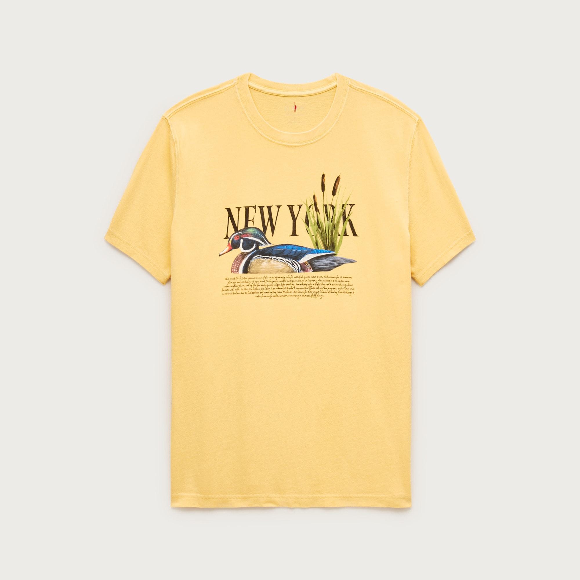 Vintage-wash cotton graphic T-shirt Product Image