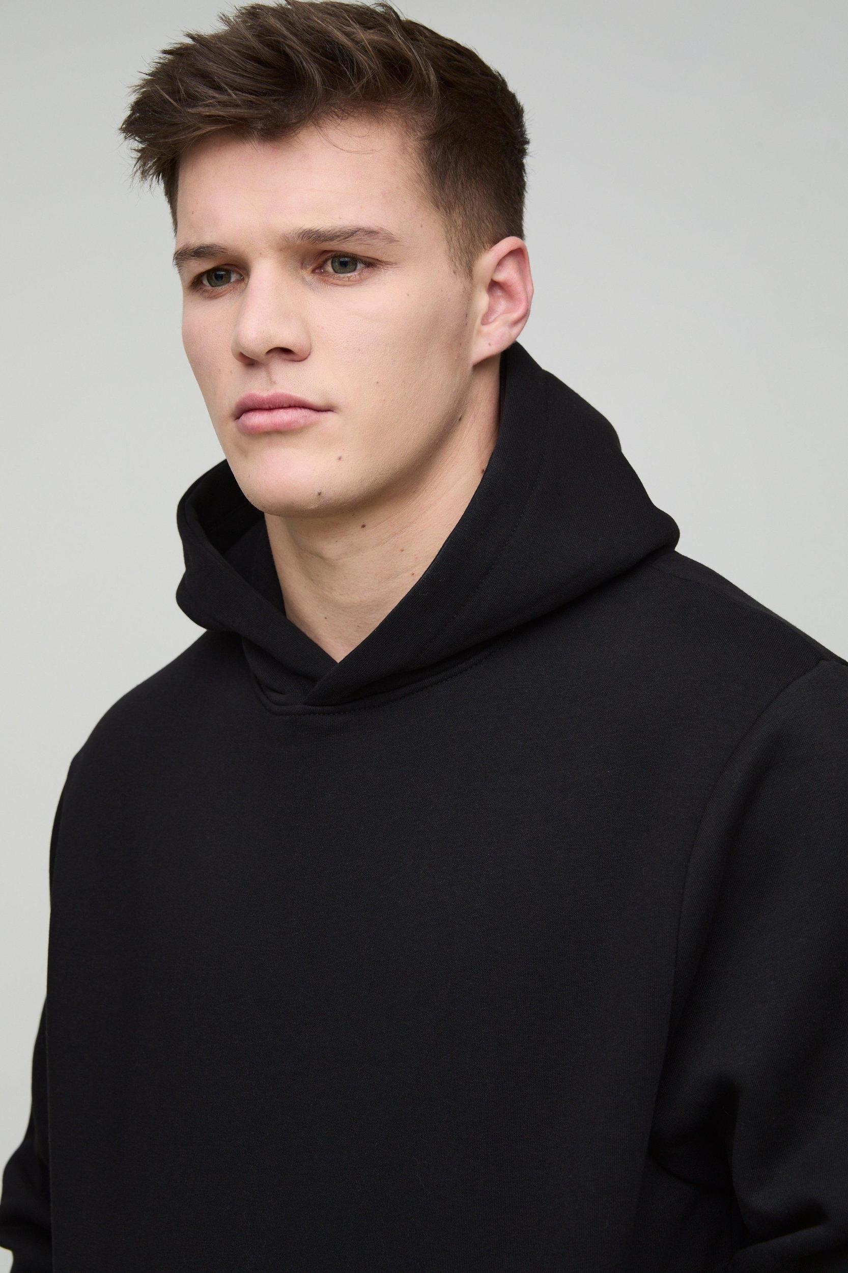 Tall 330GSM Over The Head Regular Fit Basic Hoodie | boohooMAN USA Product Image