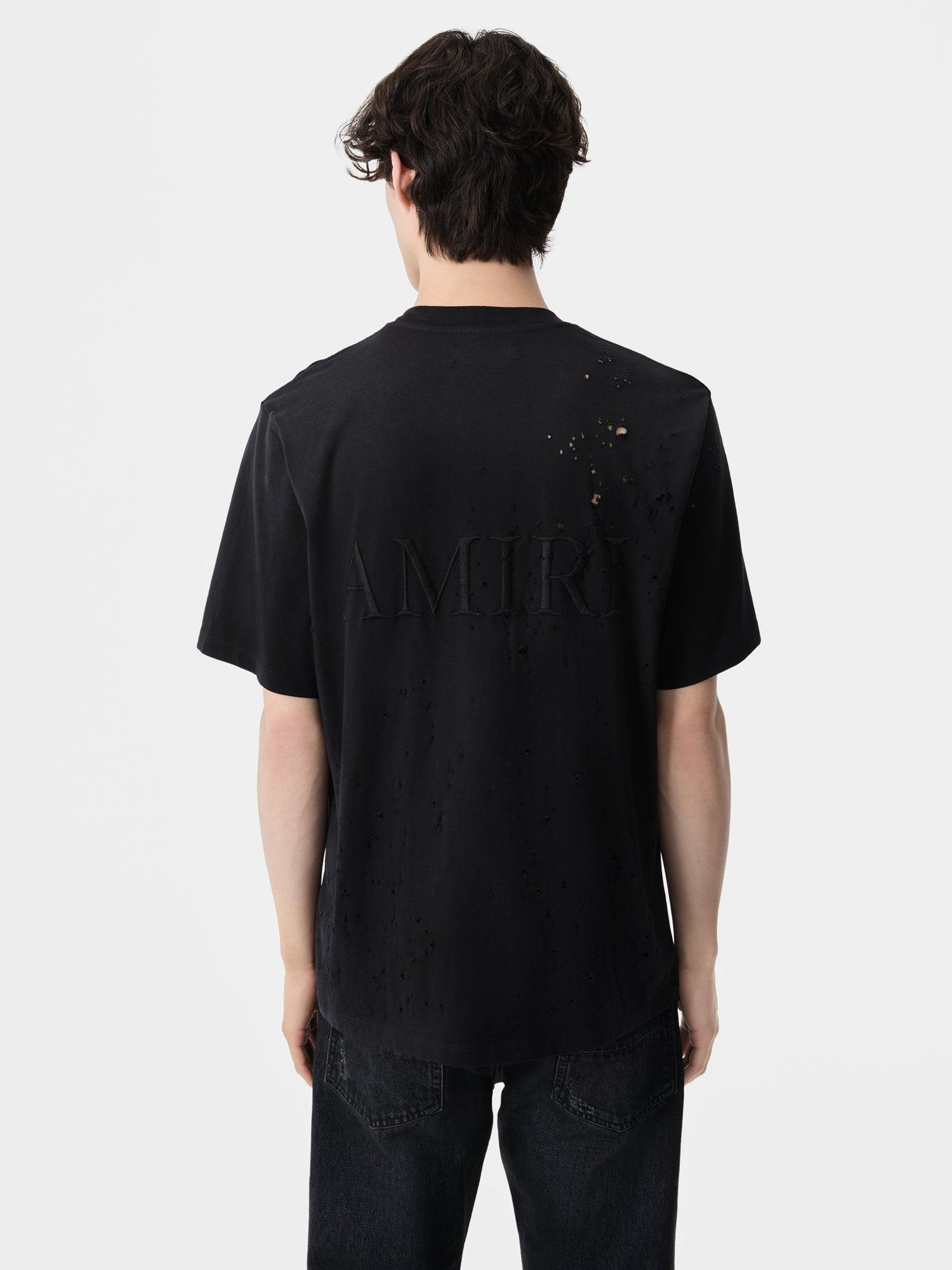 MA SHOTGUN EMBROIDERED TEE - Black Male Product Image