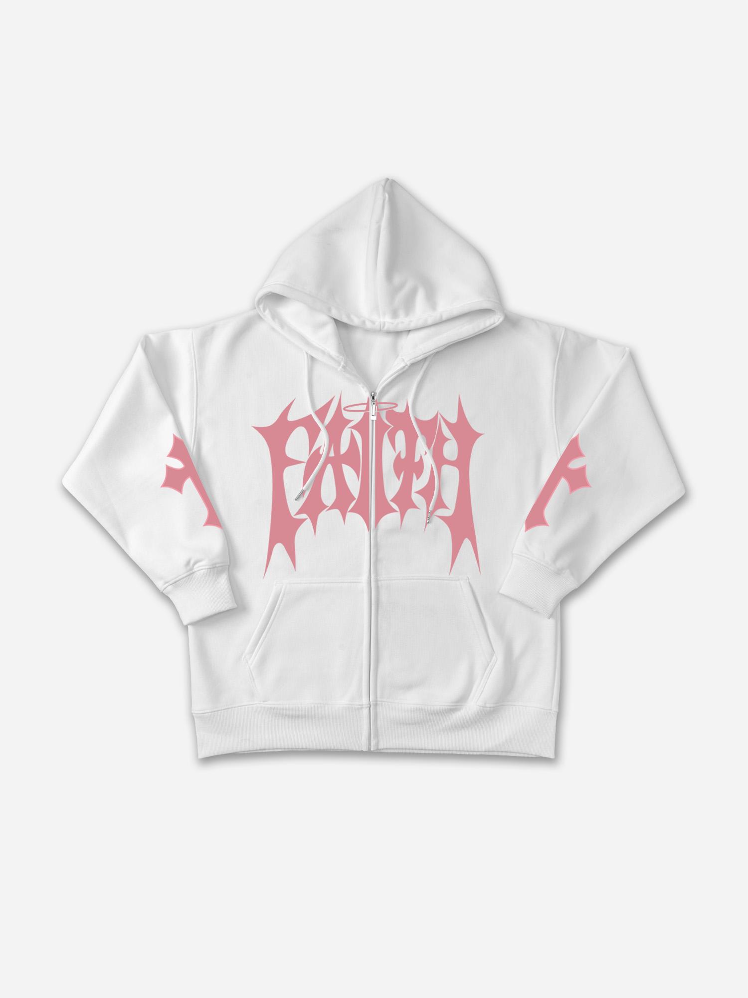 Retro Seek Washed Oversized Zip up Hoodie Product Image