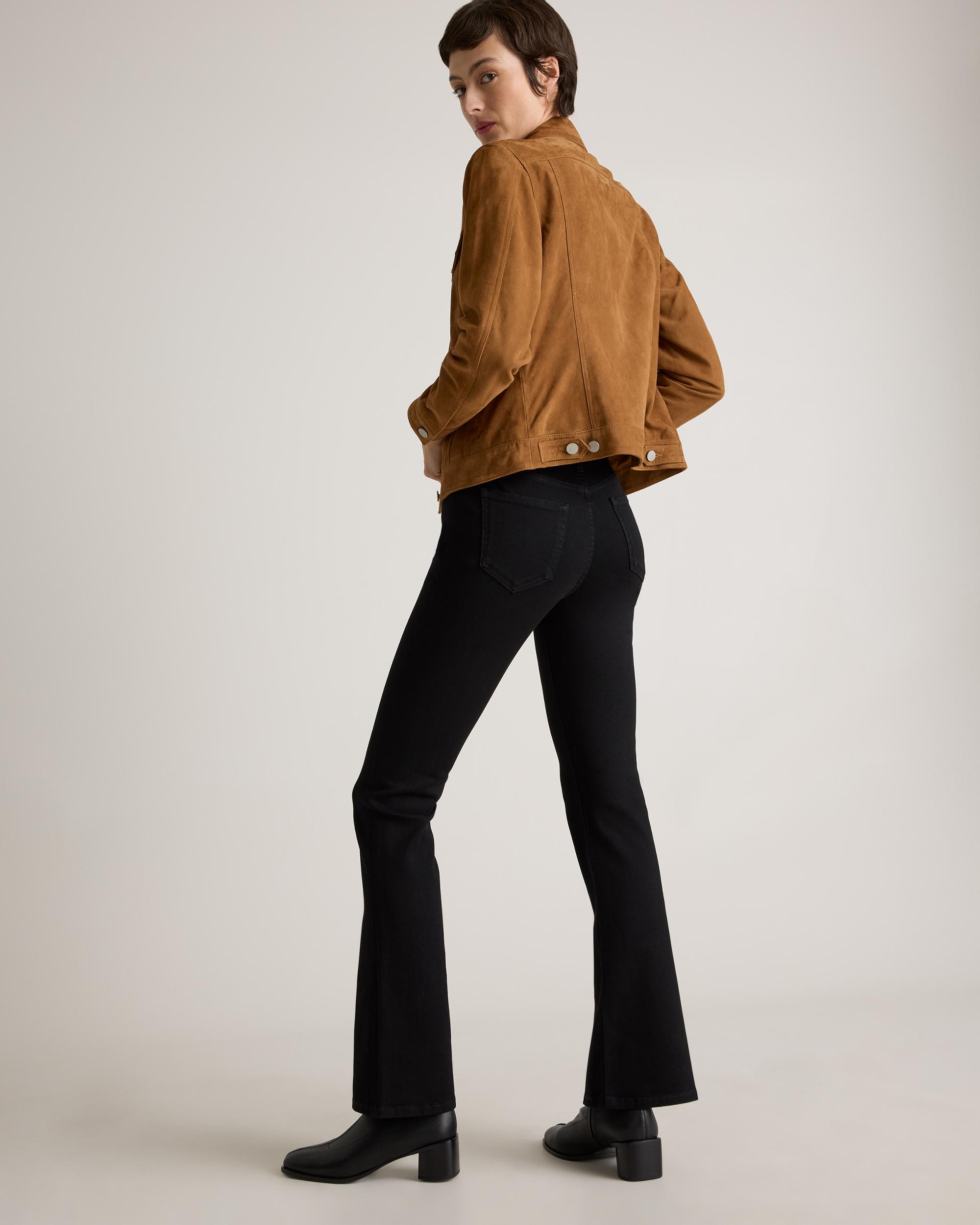 Quince | Women's Luna Stretch Flare Jeans Organic Cotton Product Image