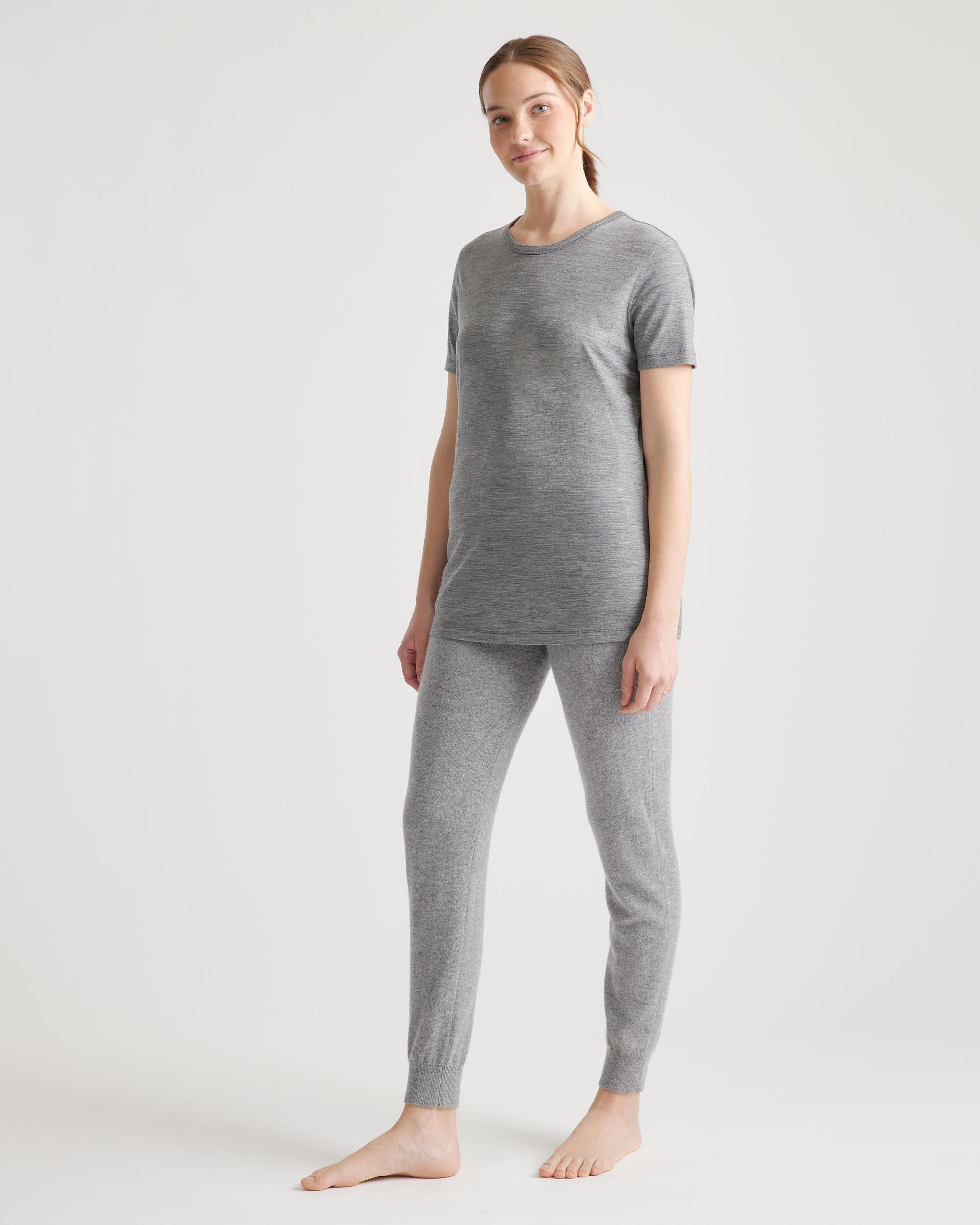 Quince | Women's 100% Merino Wool All-Season Base Layer T-Shirt Size XS, Merino/Cotton Product Image