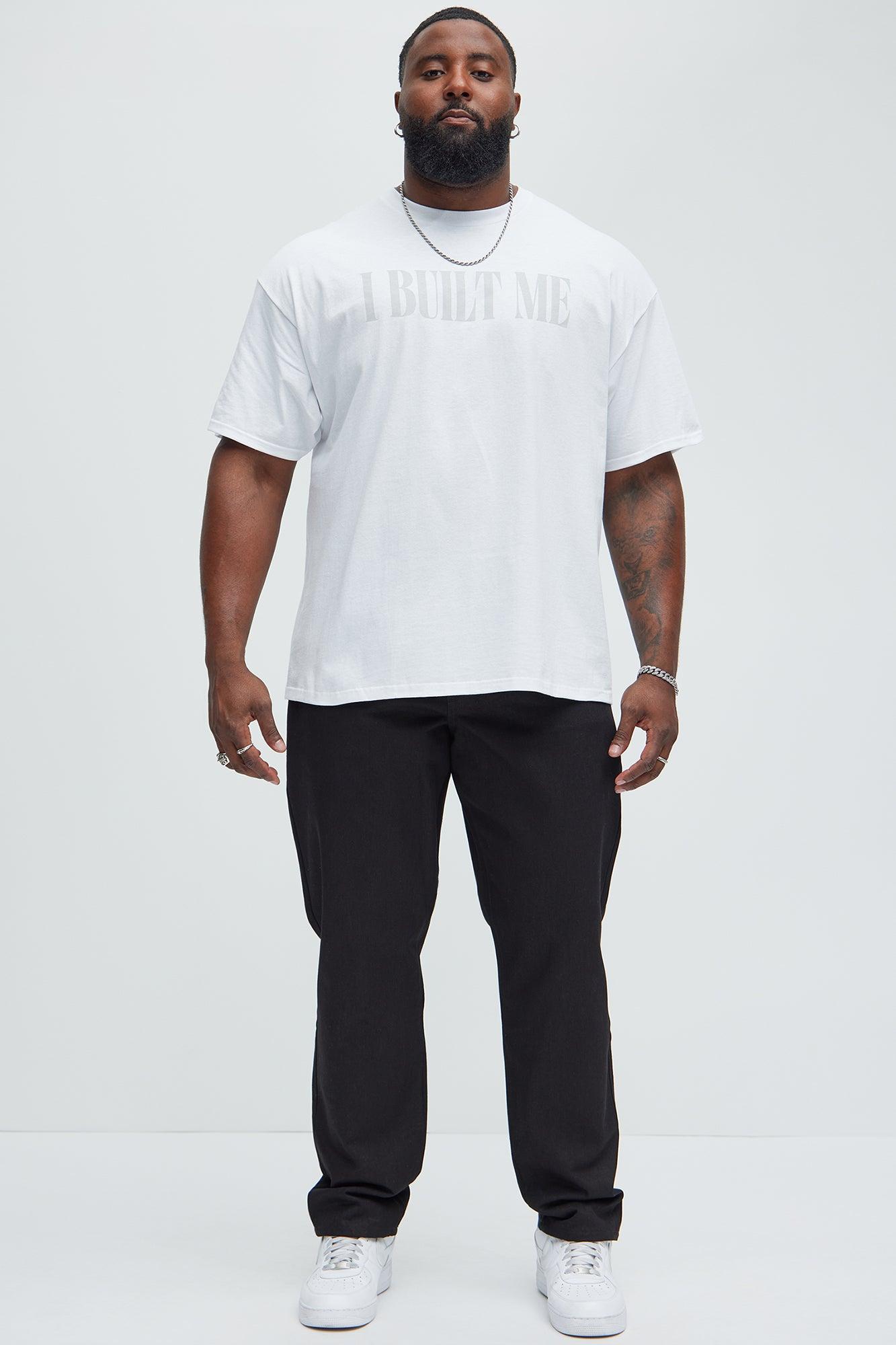 I Built Me Short Sleeve Tee - White Product Image