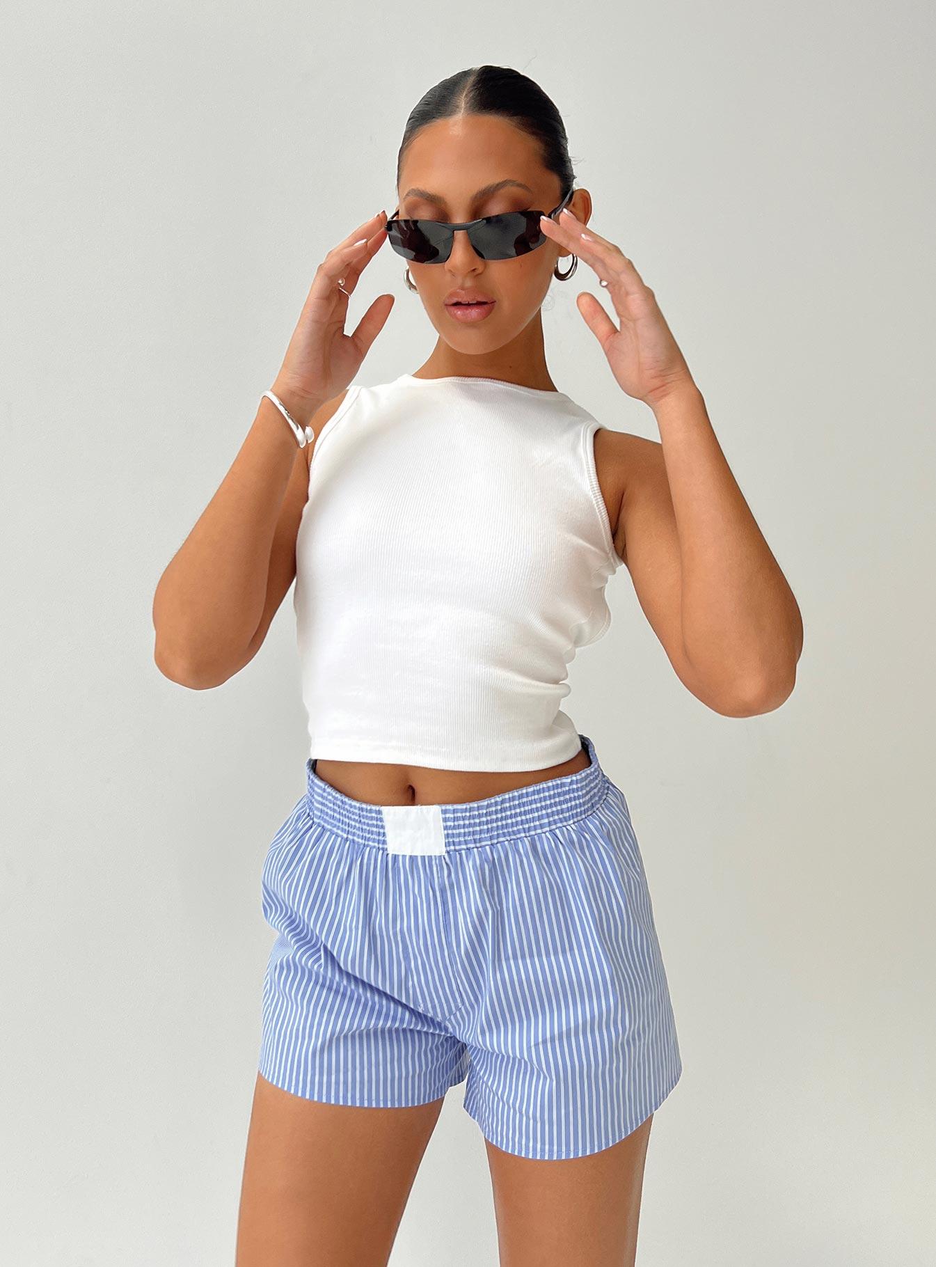 Cobain Shorts Blue Stripe Product Image