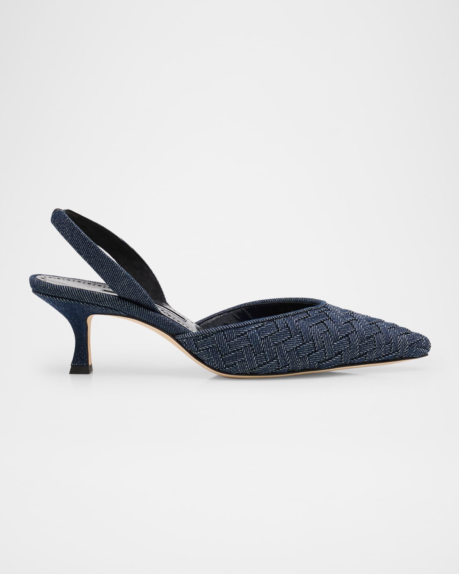 Carolyne Chambray Slingback Pumps Product Image