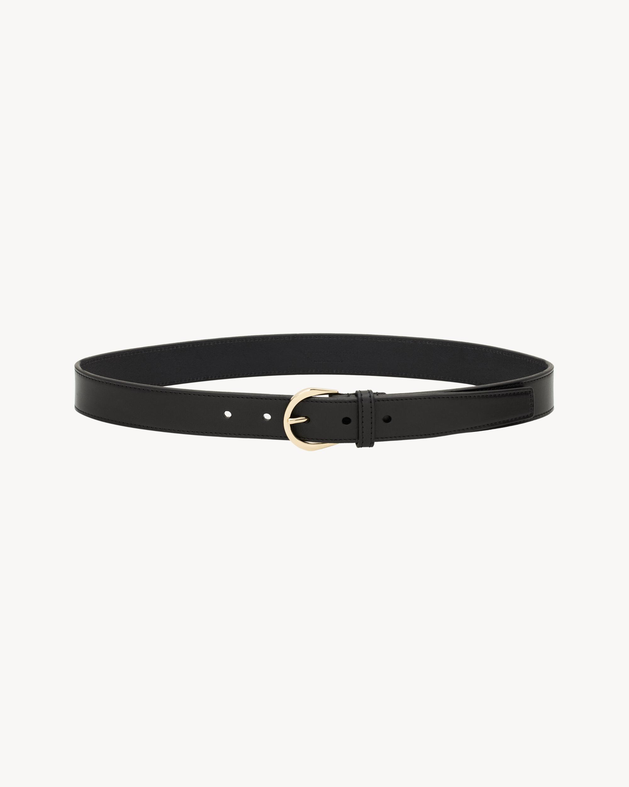 crescent moon belt in leather Product Image