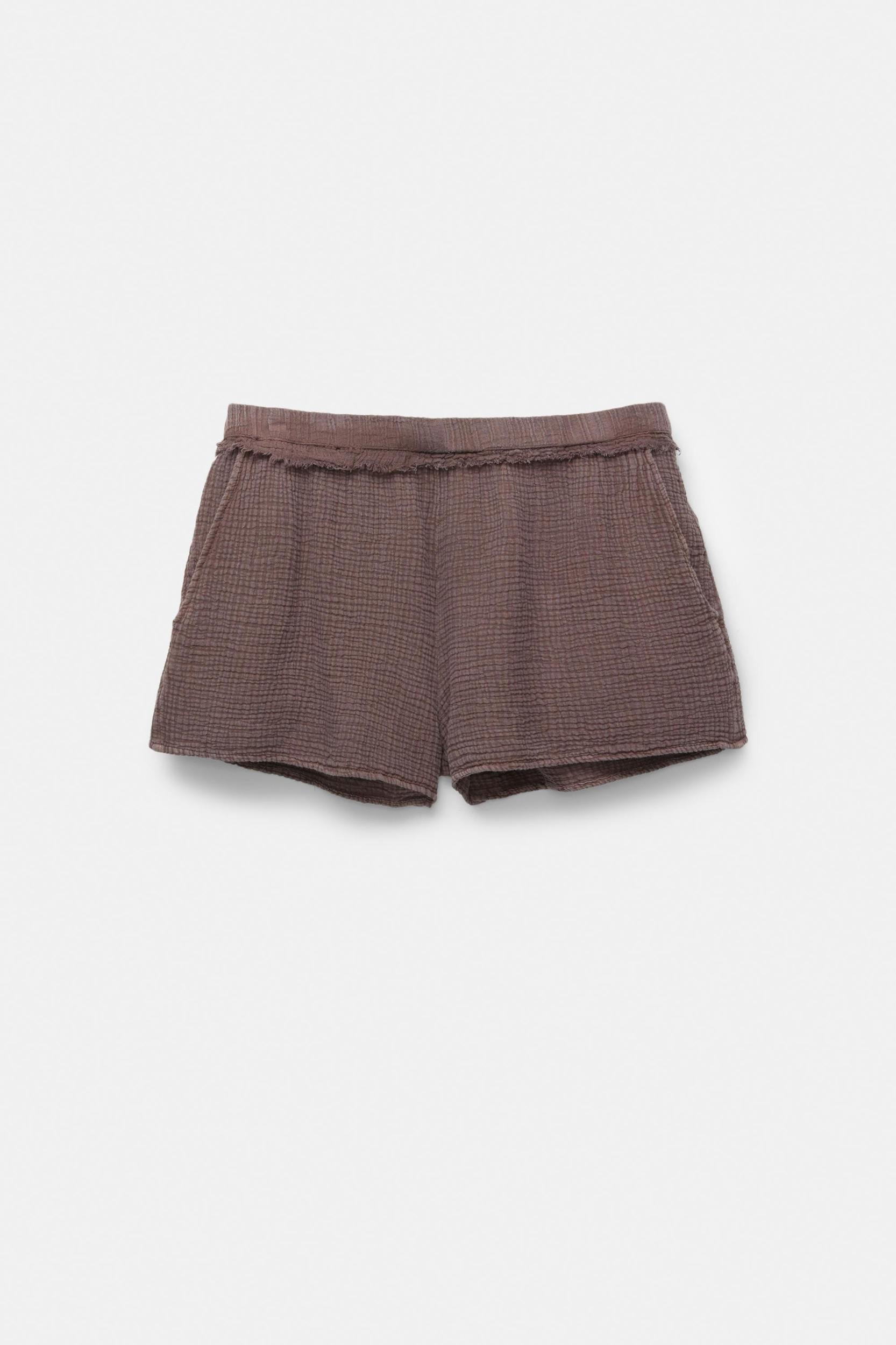 Creased-effect shorts Product Image