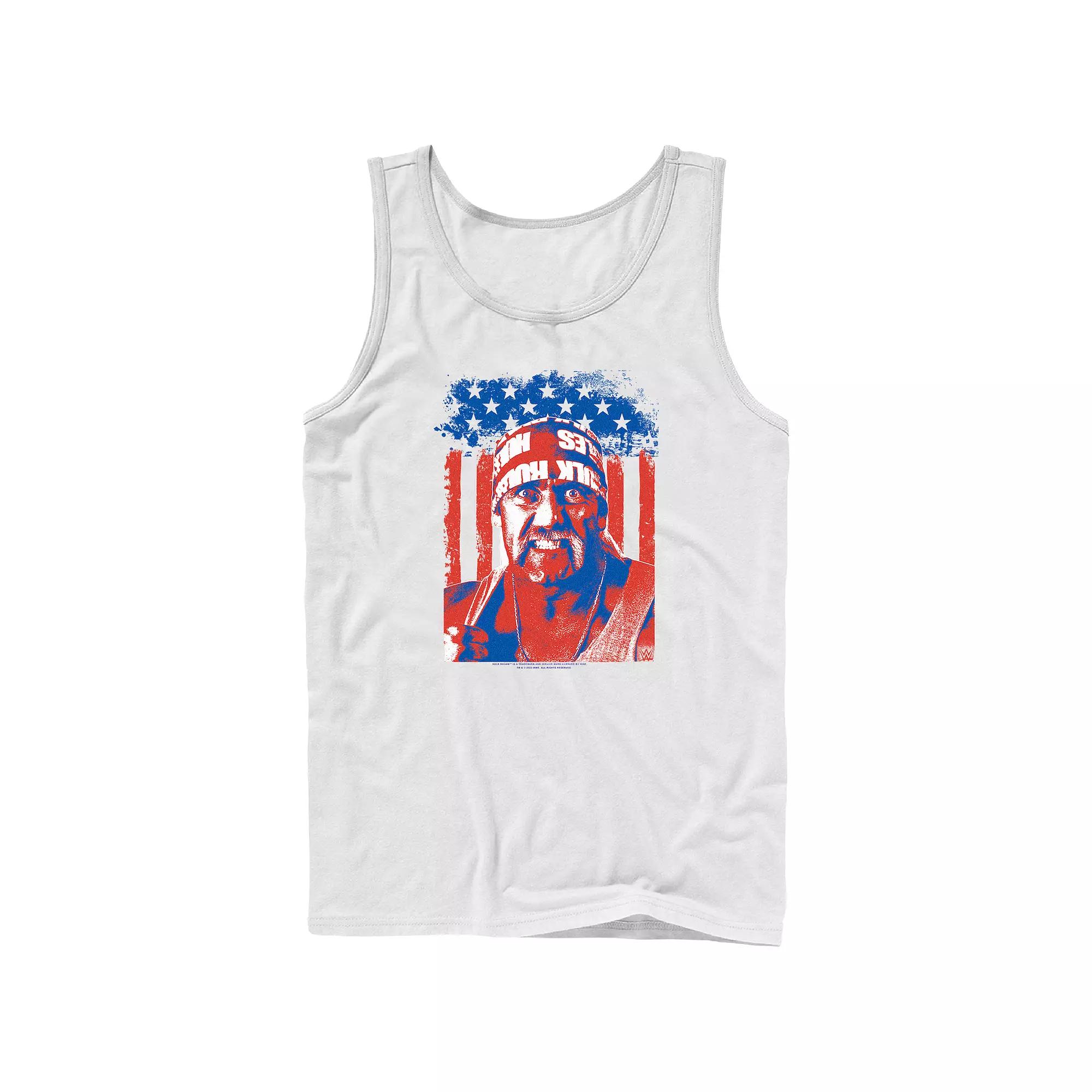 Men's WWE Hulk Hogan Americana Graphic Tank Top,  Product Image