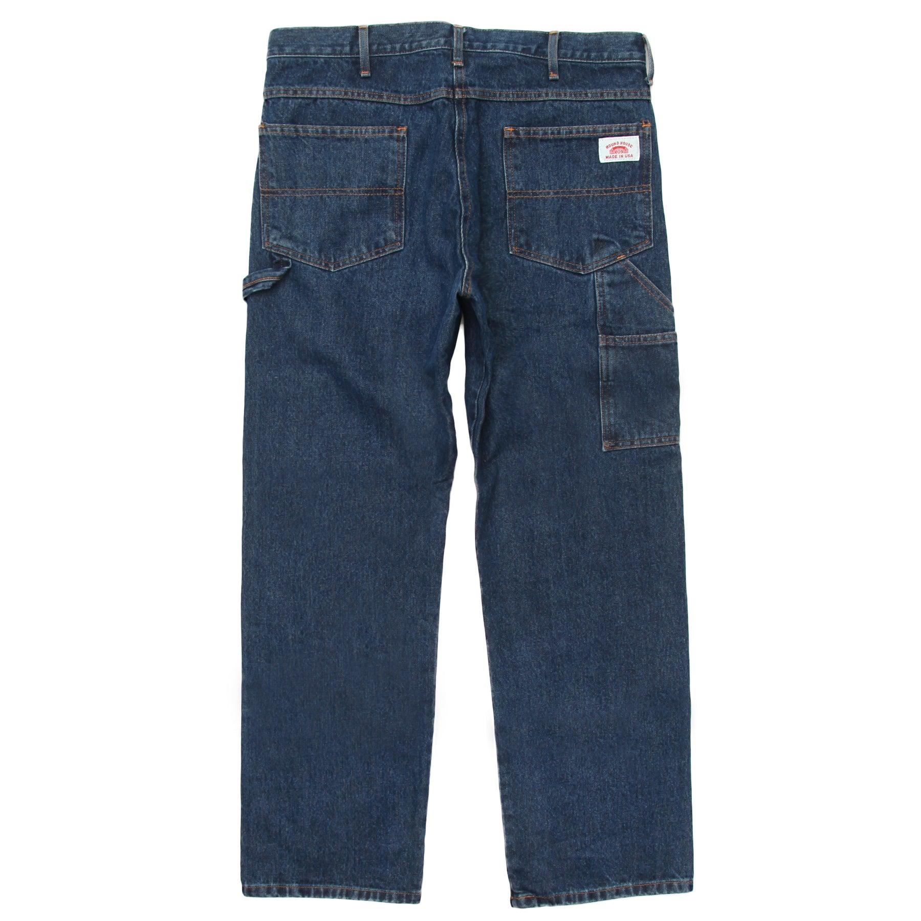 Round House 14oz Carpenter Jeans #1010 - Washed Indigo Product Image