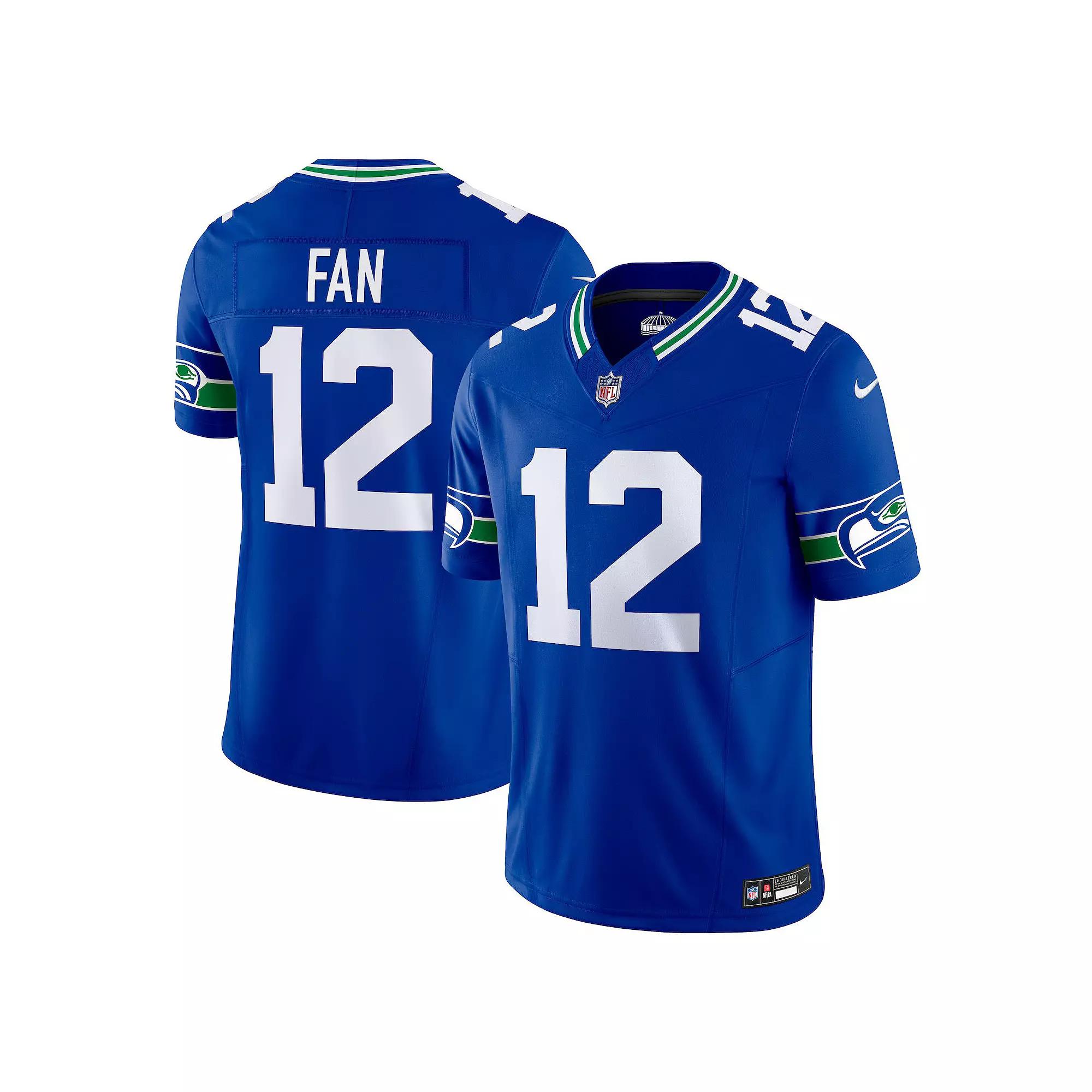 12th Fan Seattle Seahawks Nike Mens Dri-FIT NFL Limited Football Jersey | 31NM03LD78-6LS Product Image