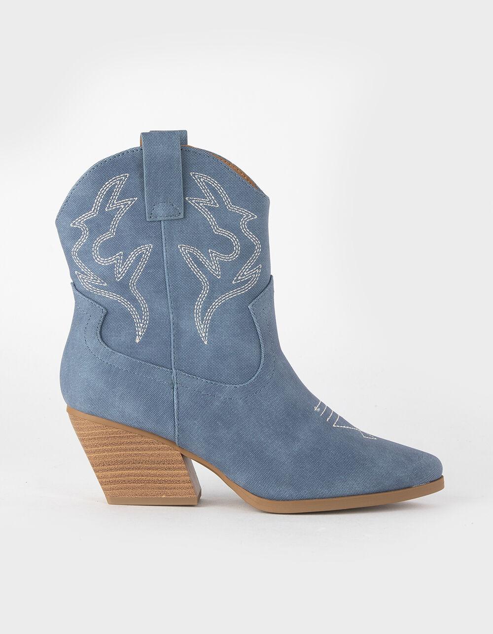 SODA Blazing Womens Western Boots - BLUE Product Image