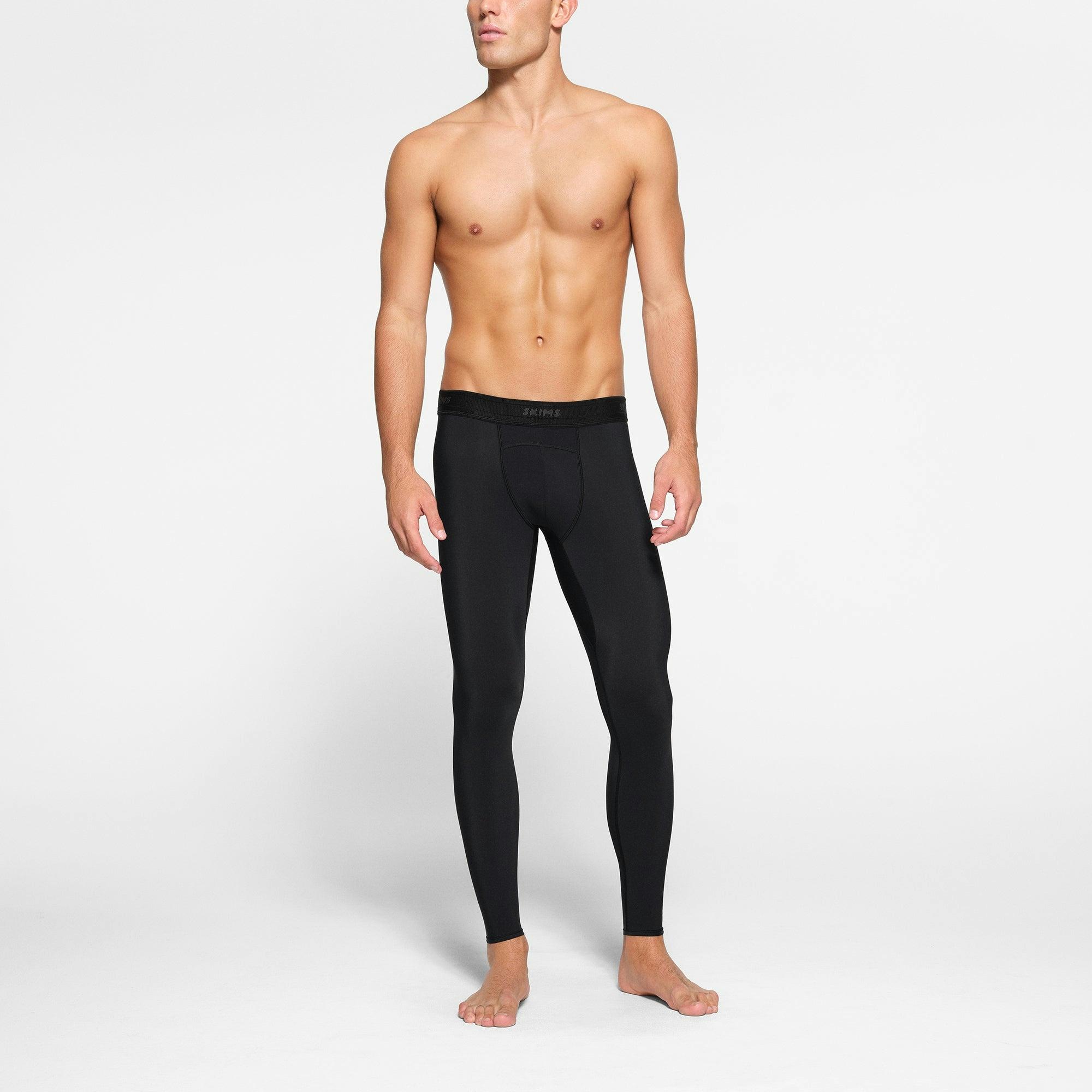 SKIMS FLEX MENS LEGGING | OBSIDIAN Product Image