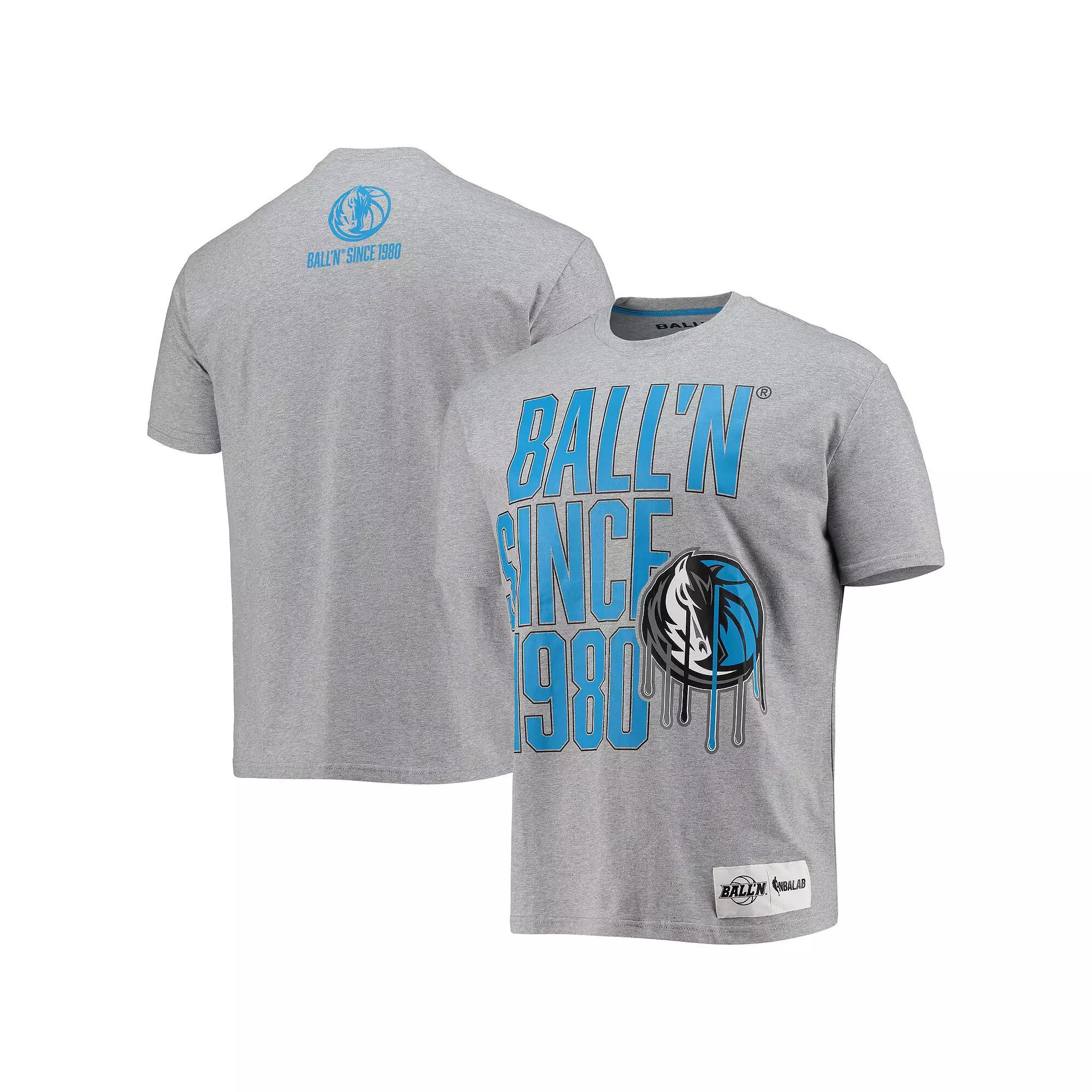 Men's BALL'N Heathered Gray Dallas Mavericks Since 1980 T-Shirt,  Product Image