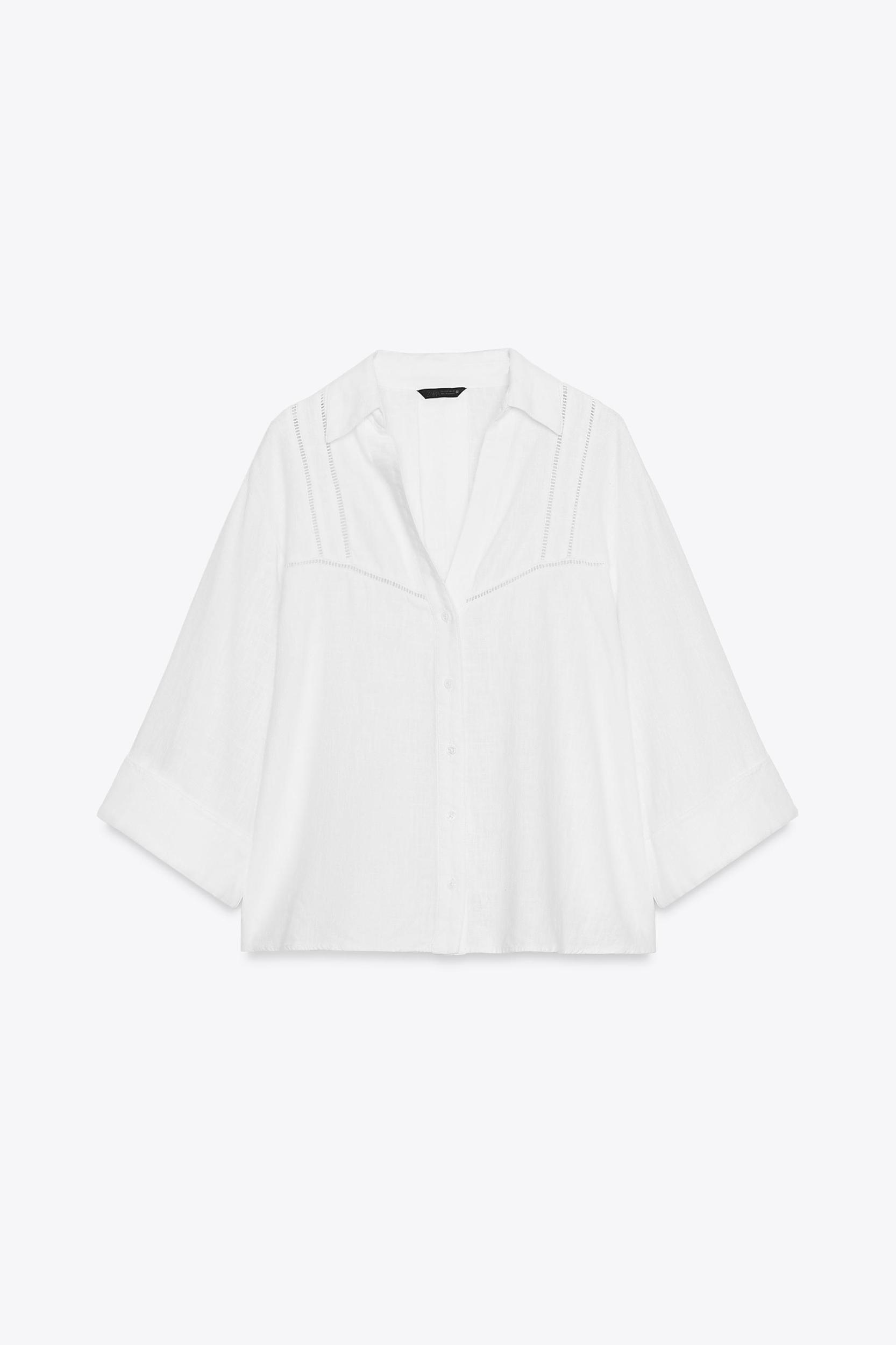 LADDER STITCH WIDE SLEEVE SHIRT Product Image