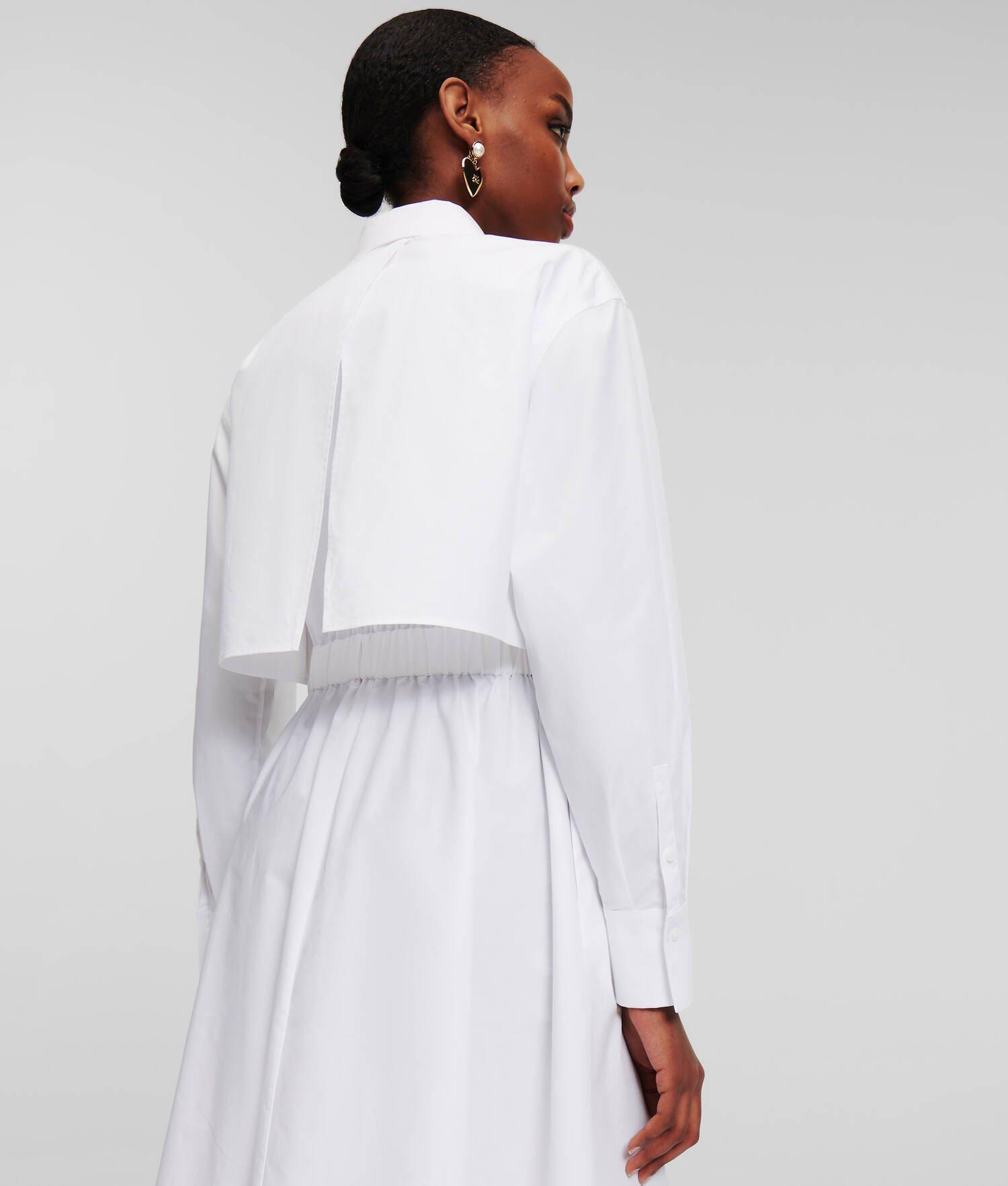 BIB-DETAIL SHIRT DRESS Product Image