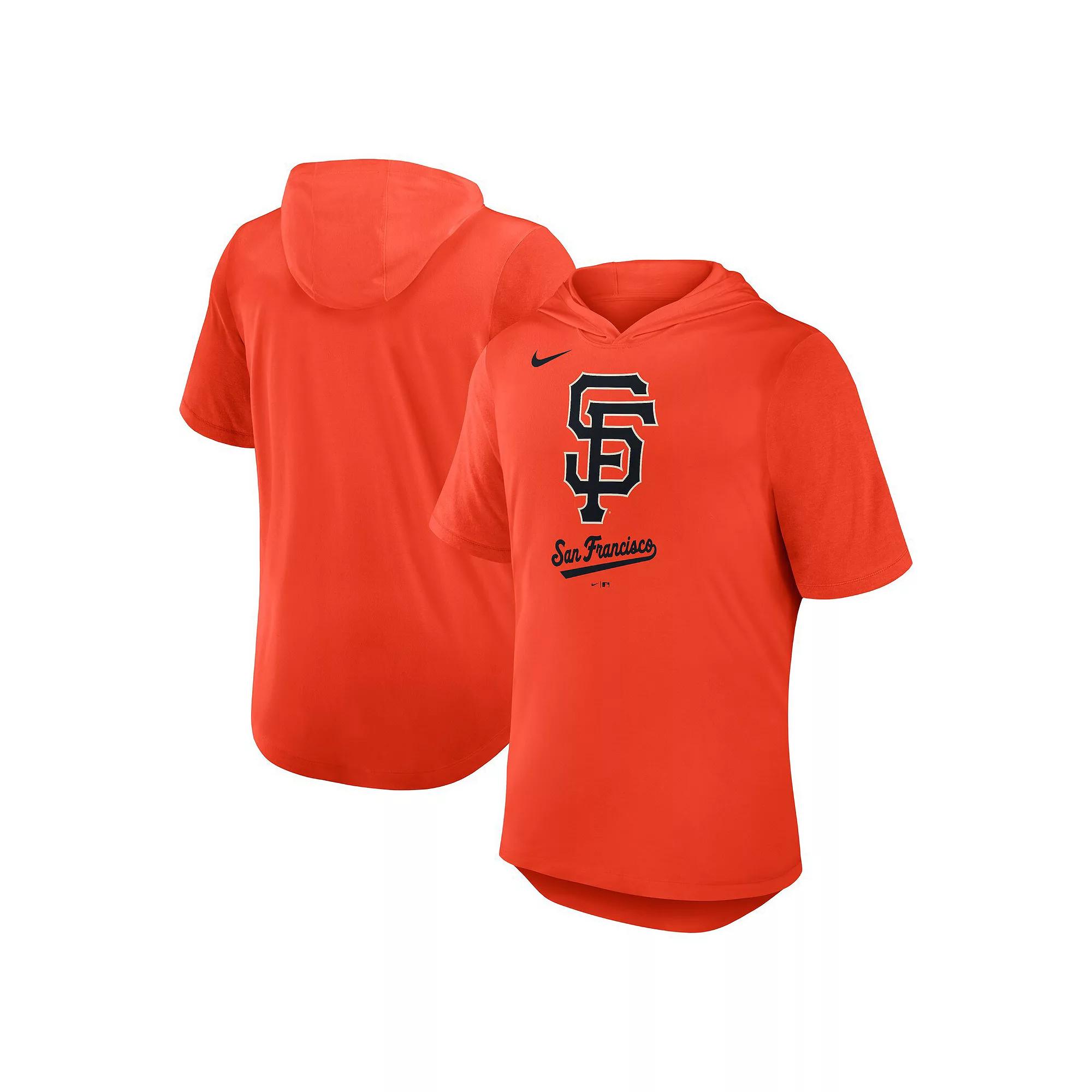 Men's Nike Light Blue St. Louis Cardinals Tri-Blend Performance Hoodie T-Shirt,  Product Image