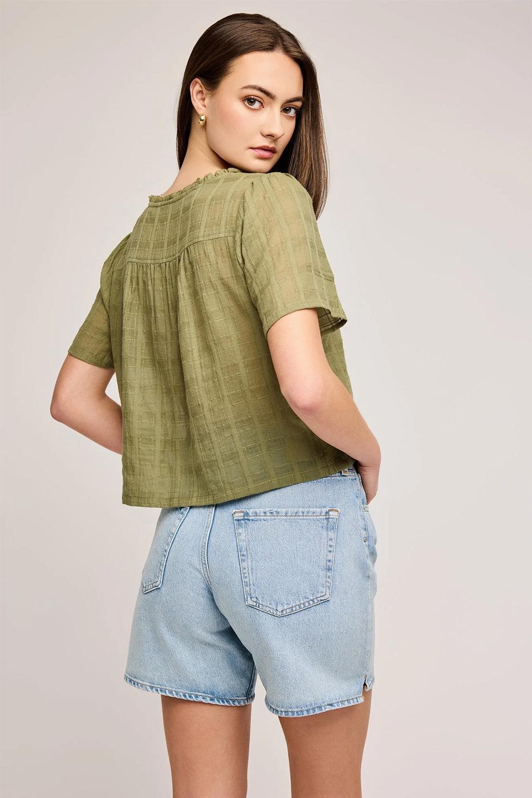 Codelia Textured Cotton Top Product Image
