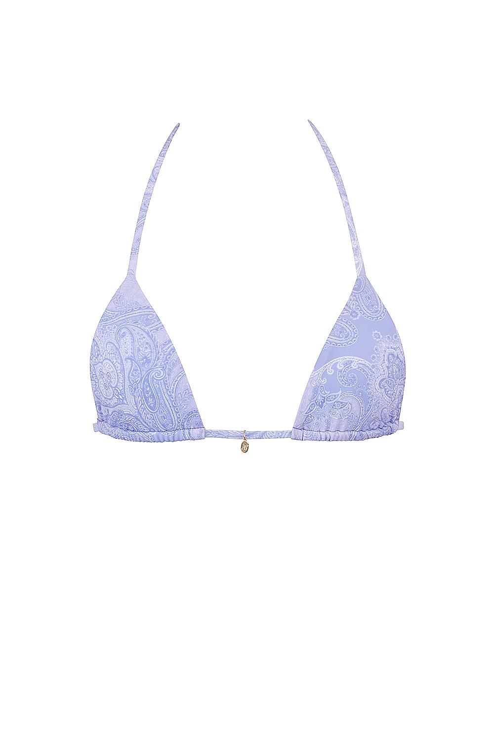 Caribe  lavender paisley bikini top Product Image